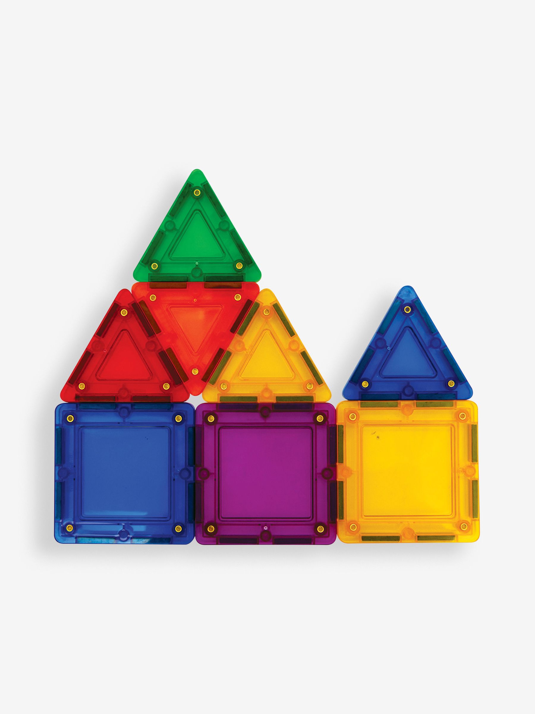 Tileblox Rainbow 30 Piece Magnetic Tile Construction Set - Image 4 of 7