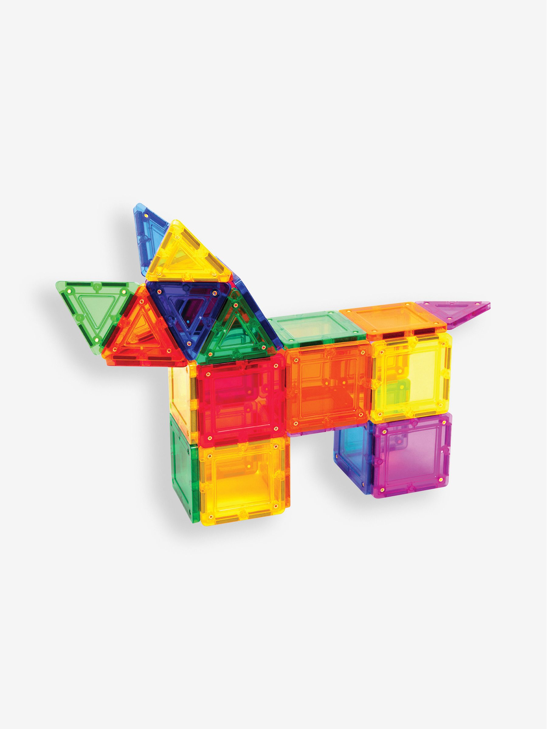 Tileblox Rainbow 30 Piece Magnetic Tile Construction Set - Image 5 of 7