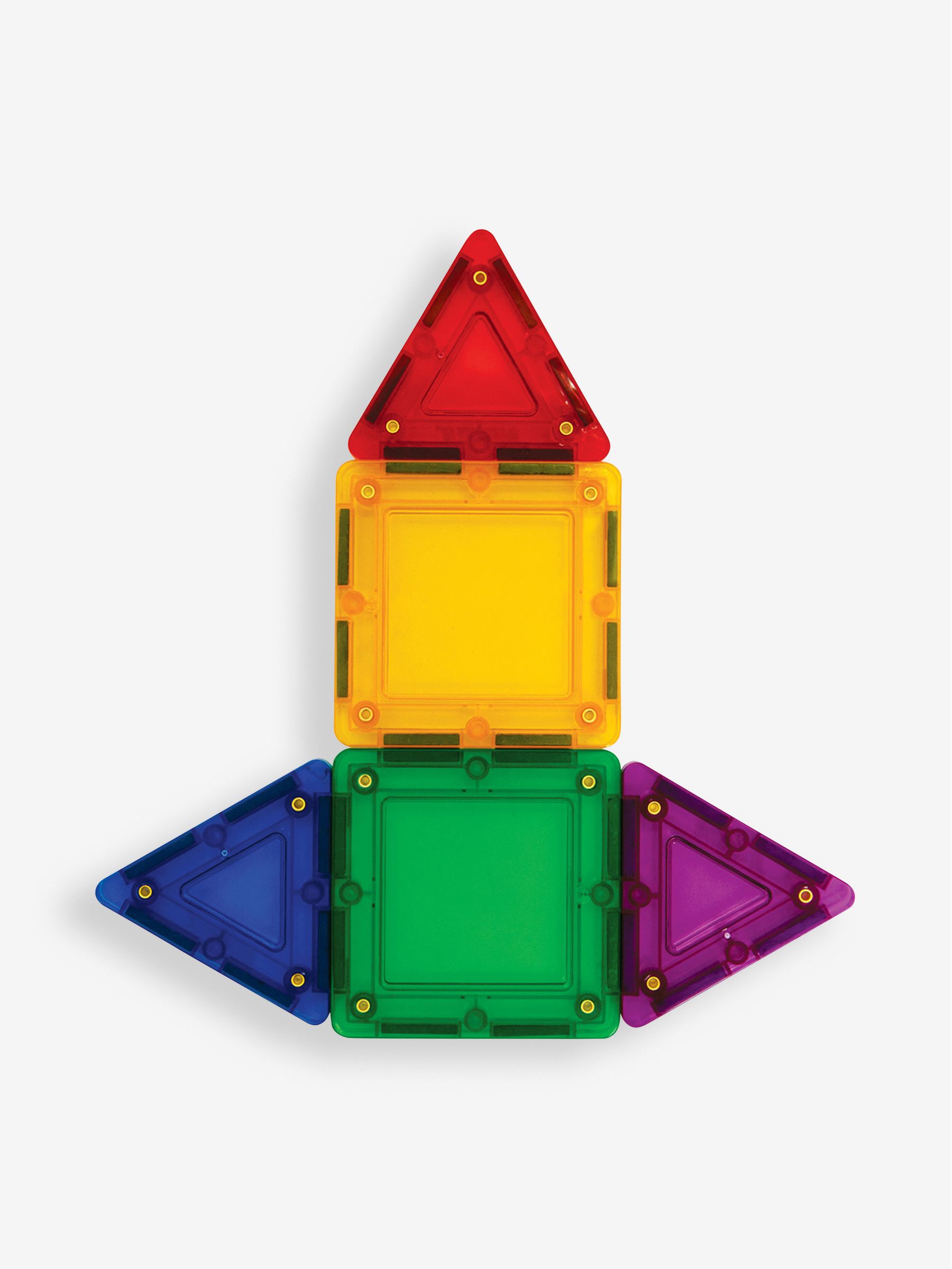 Tileblox Rainbow 14 Piece Magnetic Tile Construction Set - Image 5 of 6