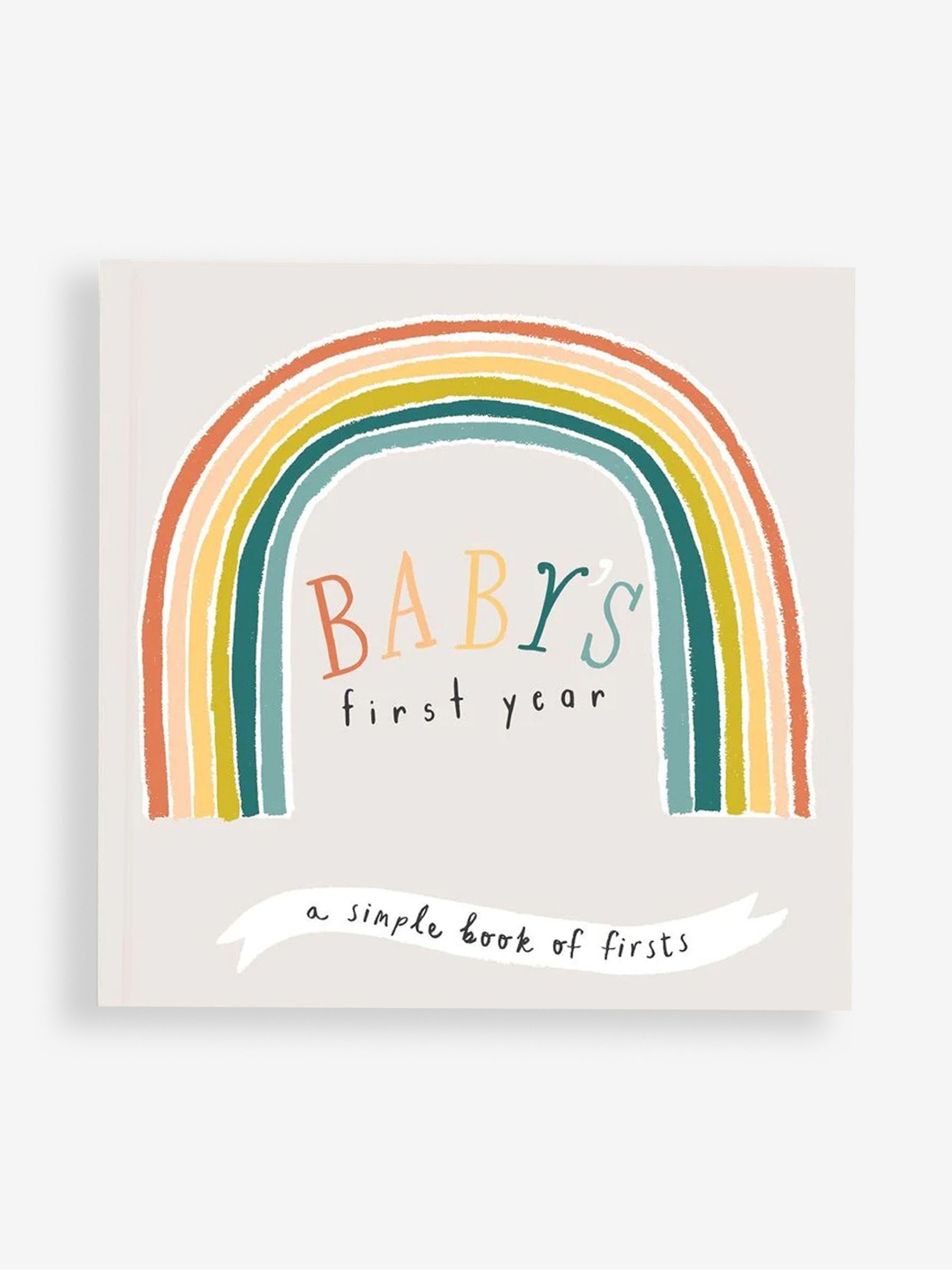 Lucy Darling Babys First Year Rainbow Memory Book - Image 1 of 4