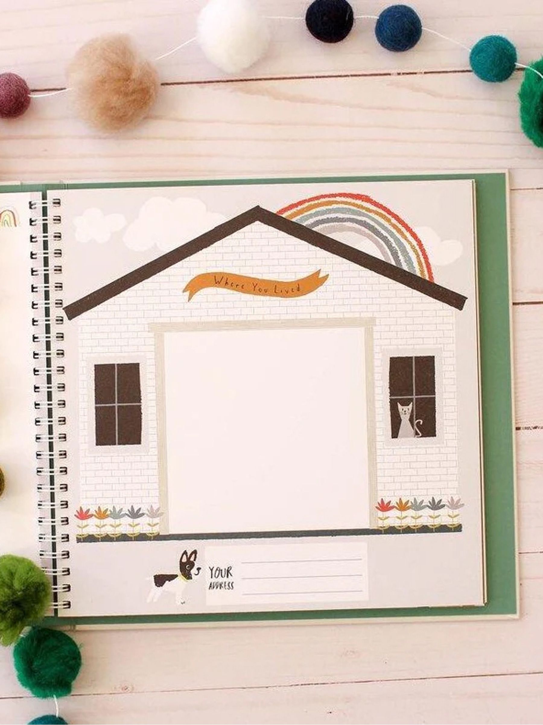 Lucy Darling Babys First Year Rainbow Memory Book - Image 2 of 4