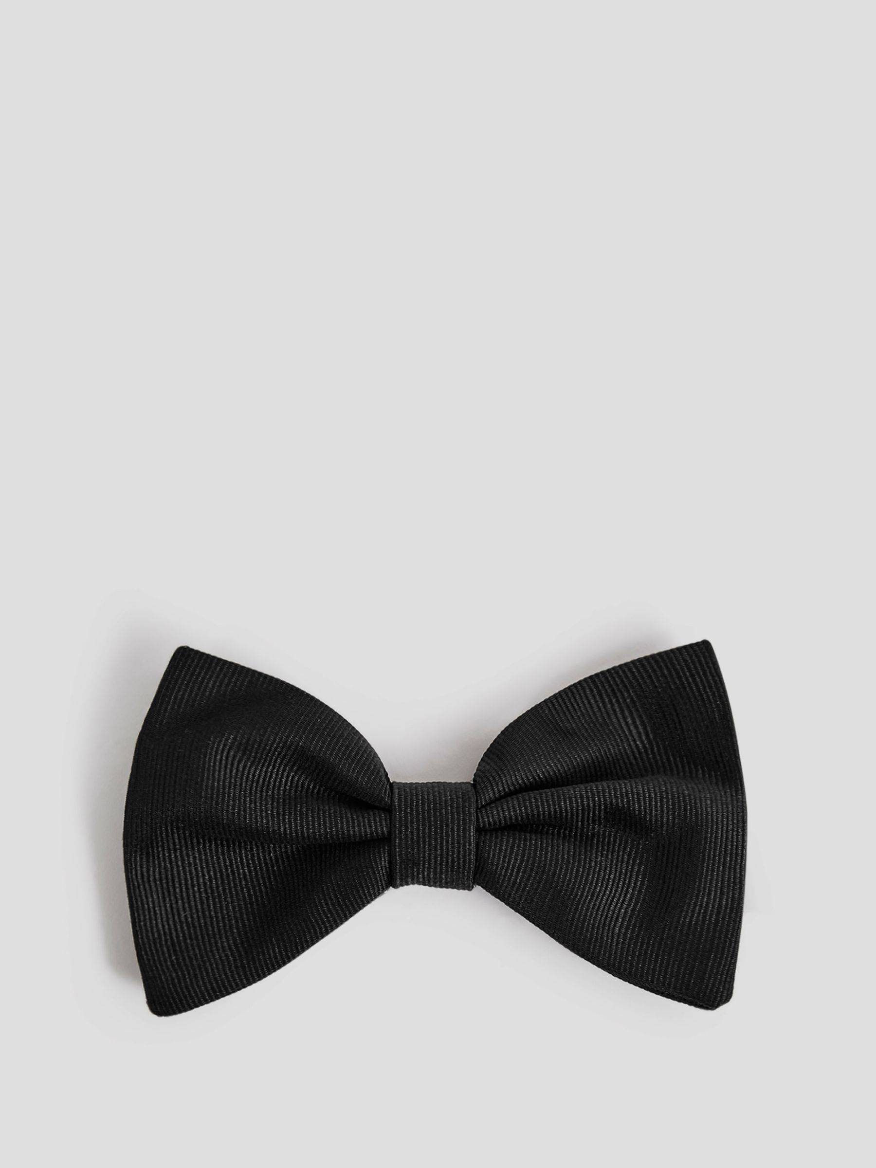Silk Bow Tie in Black - Image 1 of 4