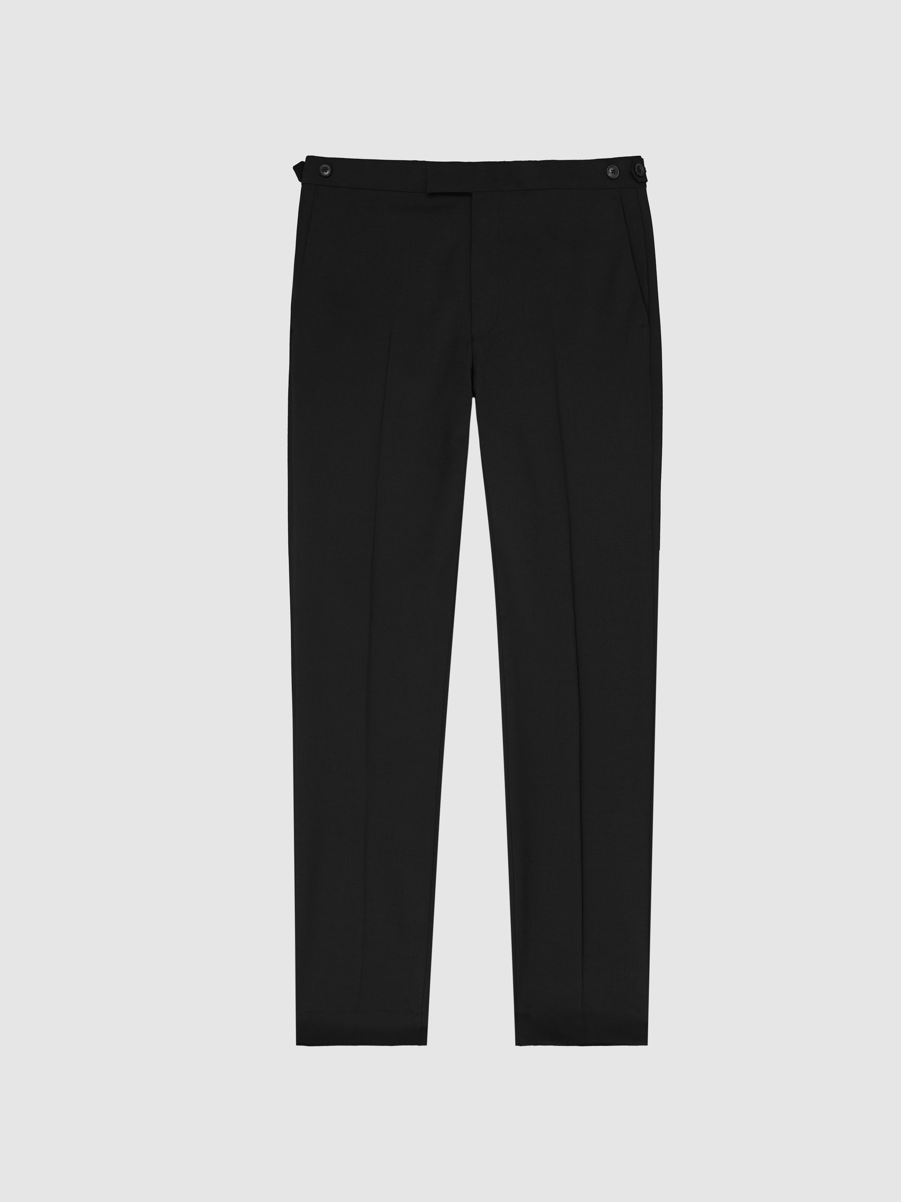 Slim Fit Travel Trousers in Black - Image 2 of 6