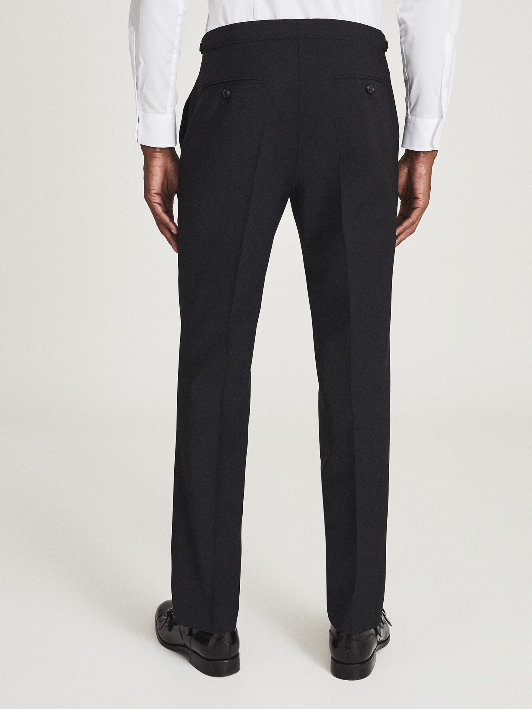 Slim Fit Travel Trousers in Black - Image 5 of 6
