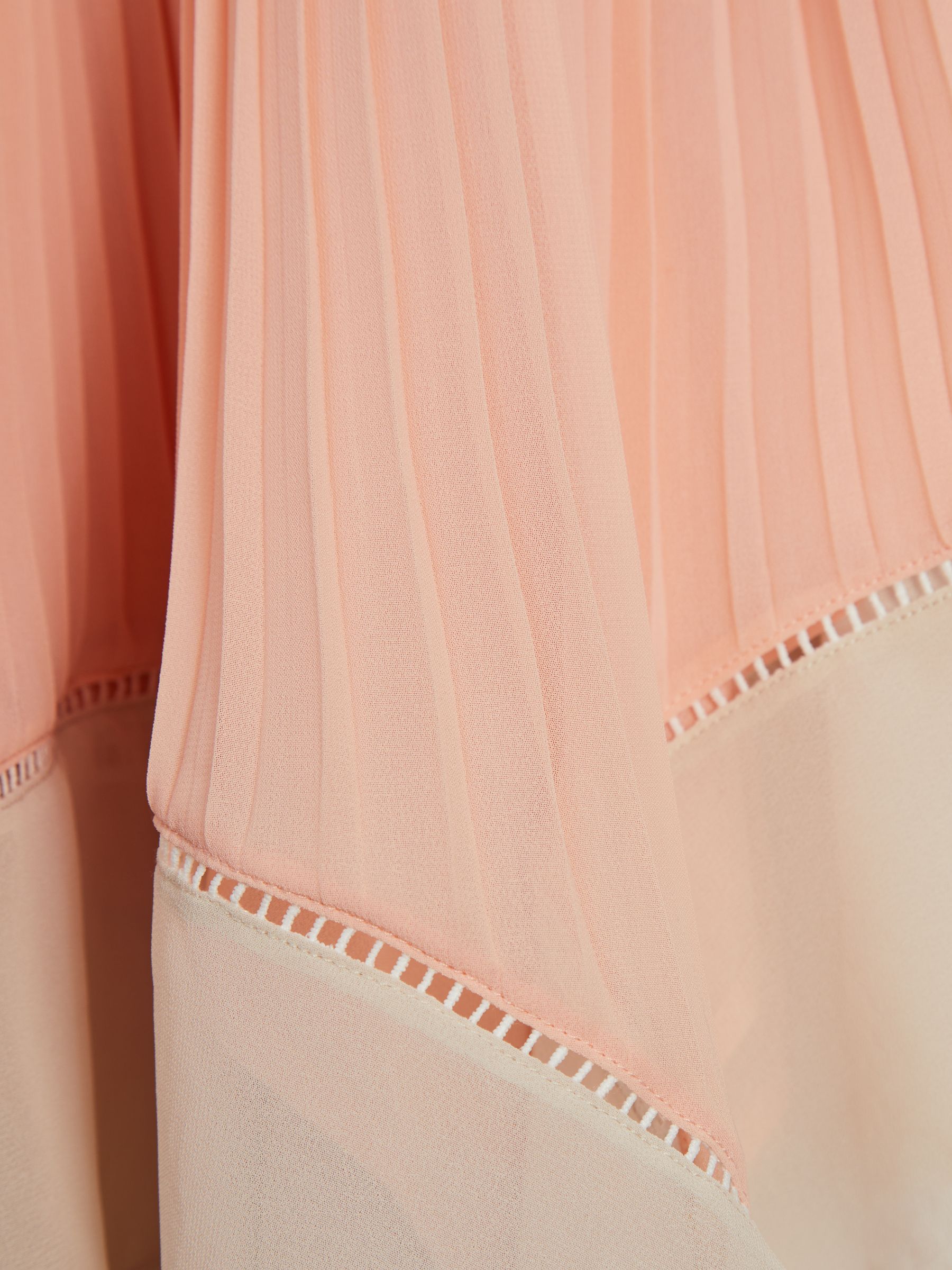 Dip Hem Dress in Orange - Image 6 of 6