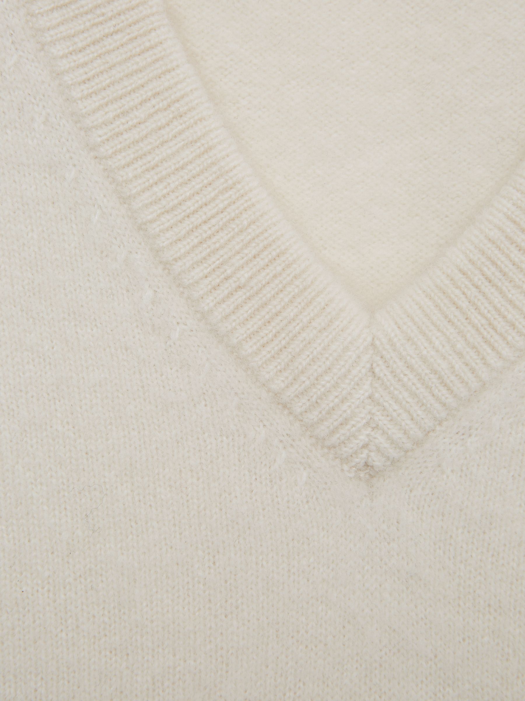 4-9 yrs Wool Blend Knitted Vest in Ecru - Image 7 of 7