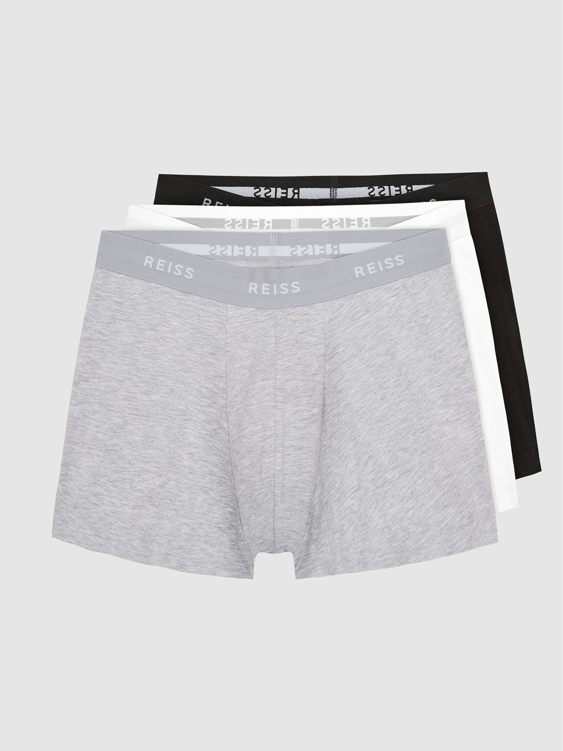 Three Pack Cotton Boxers 3 Pack in Multi - Image 1 of 8