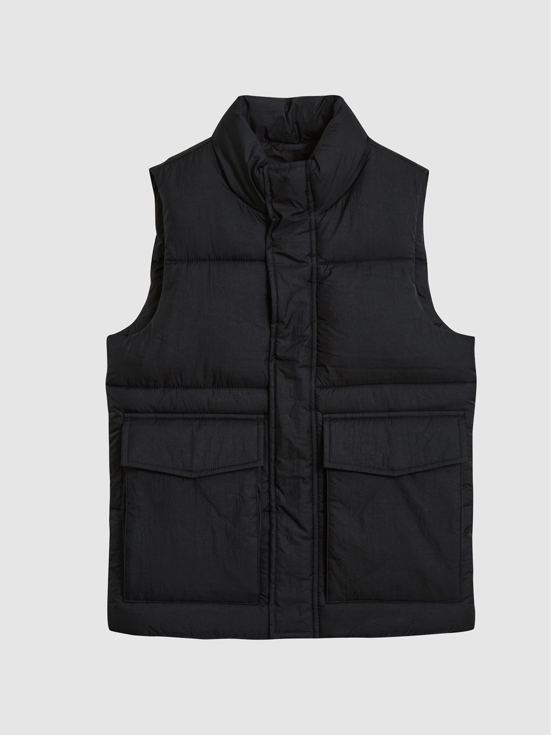 Puffer Gilet in Black - Image 2 of 6