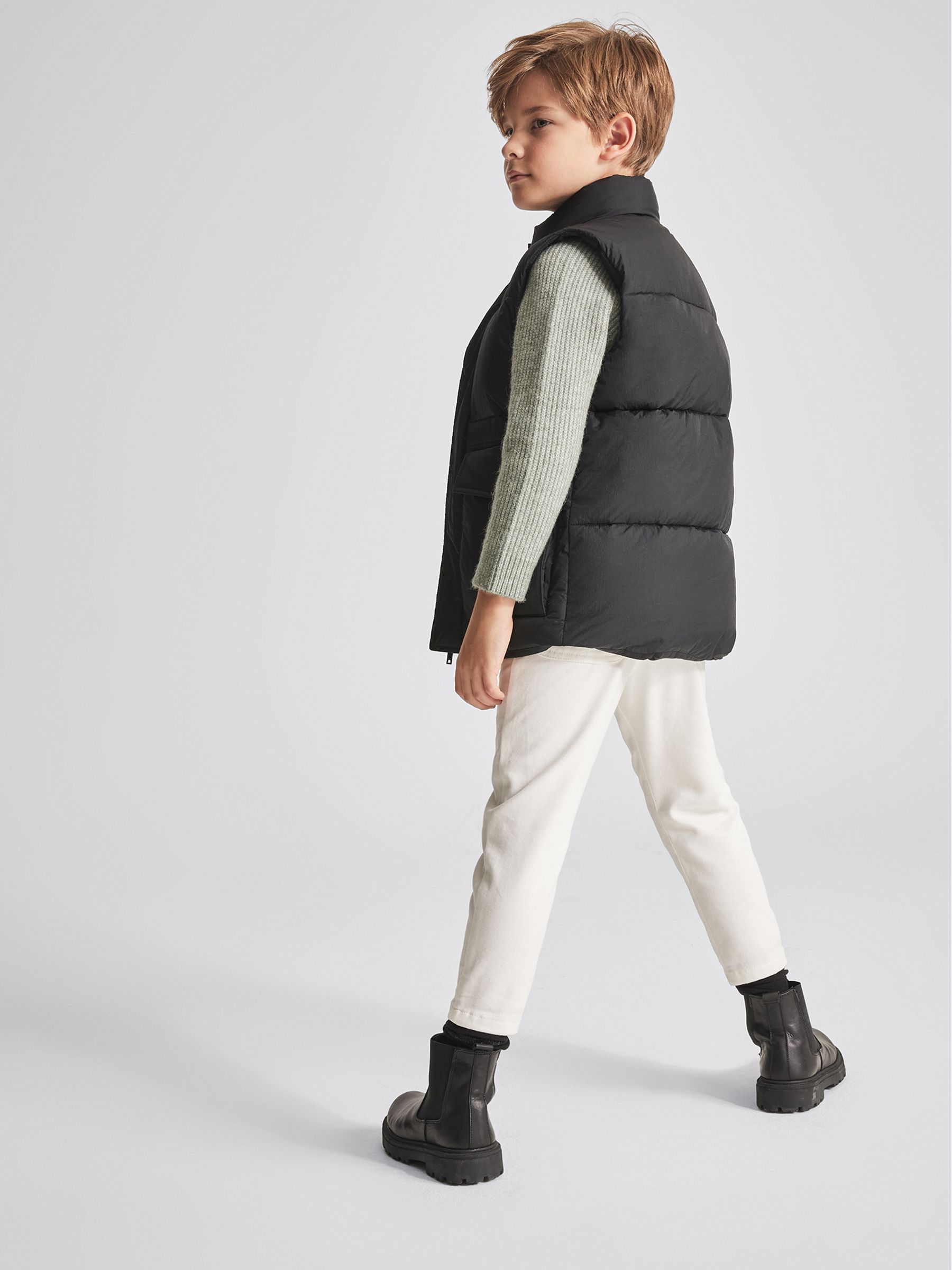 Puffer Gilet in Black - Image 5 of 6