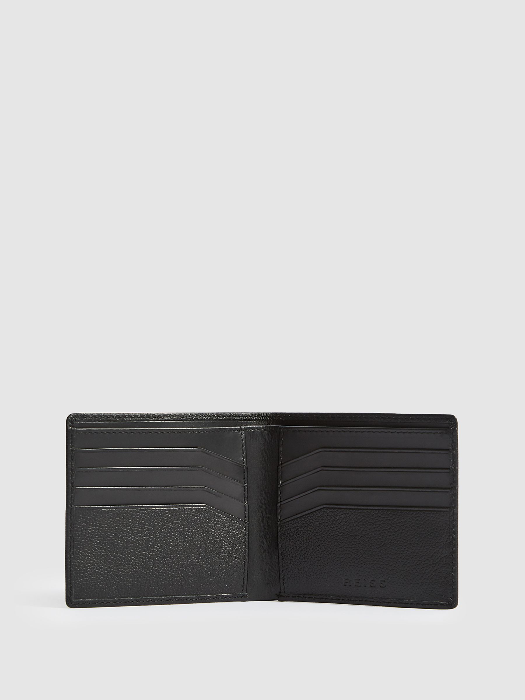 Leather Wallet in Black - Image 1 of 3