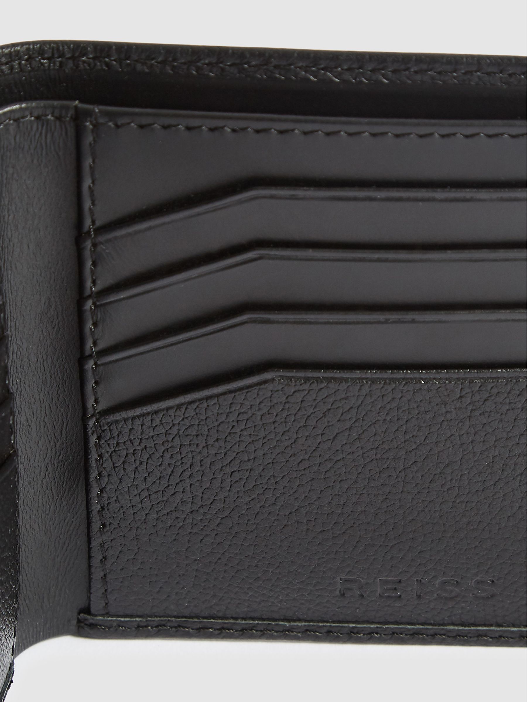 Leather Wallet in Black - Image 3 of 3