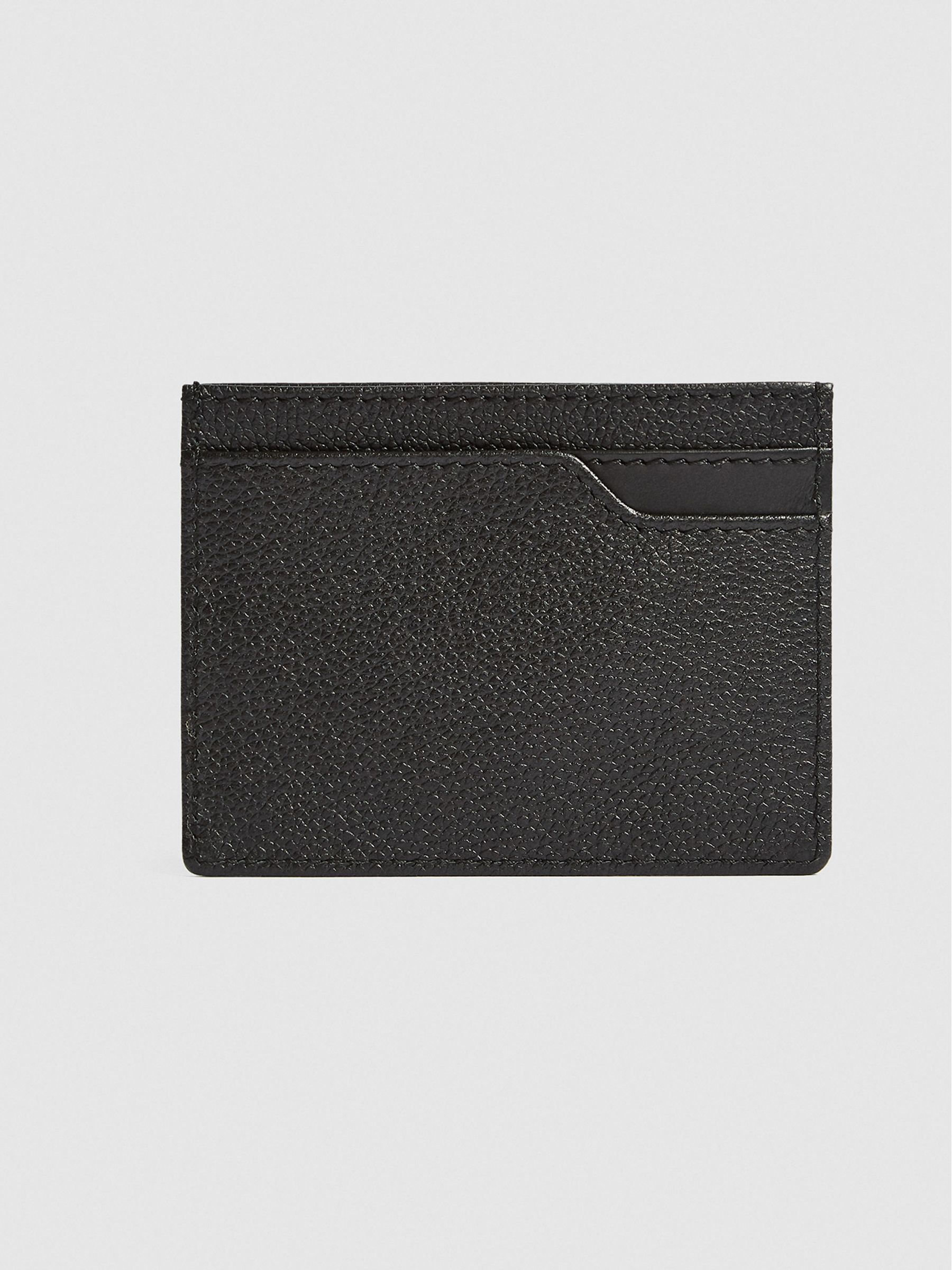 Leather Card Holder in Black - Image 3 of 4