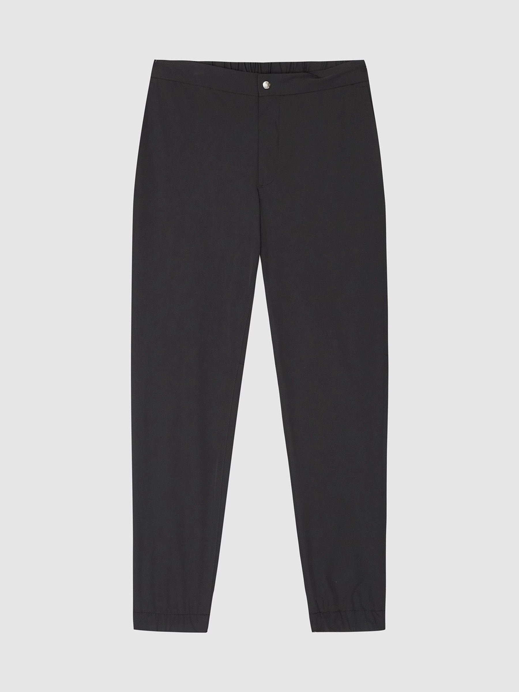 Golf Cuffed Trousers in Black - Image 2 of 4