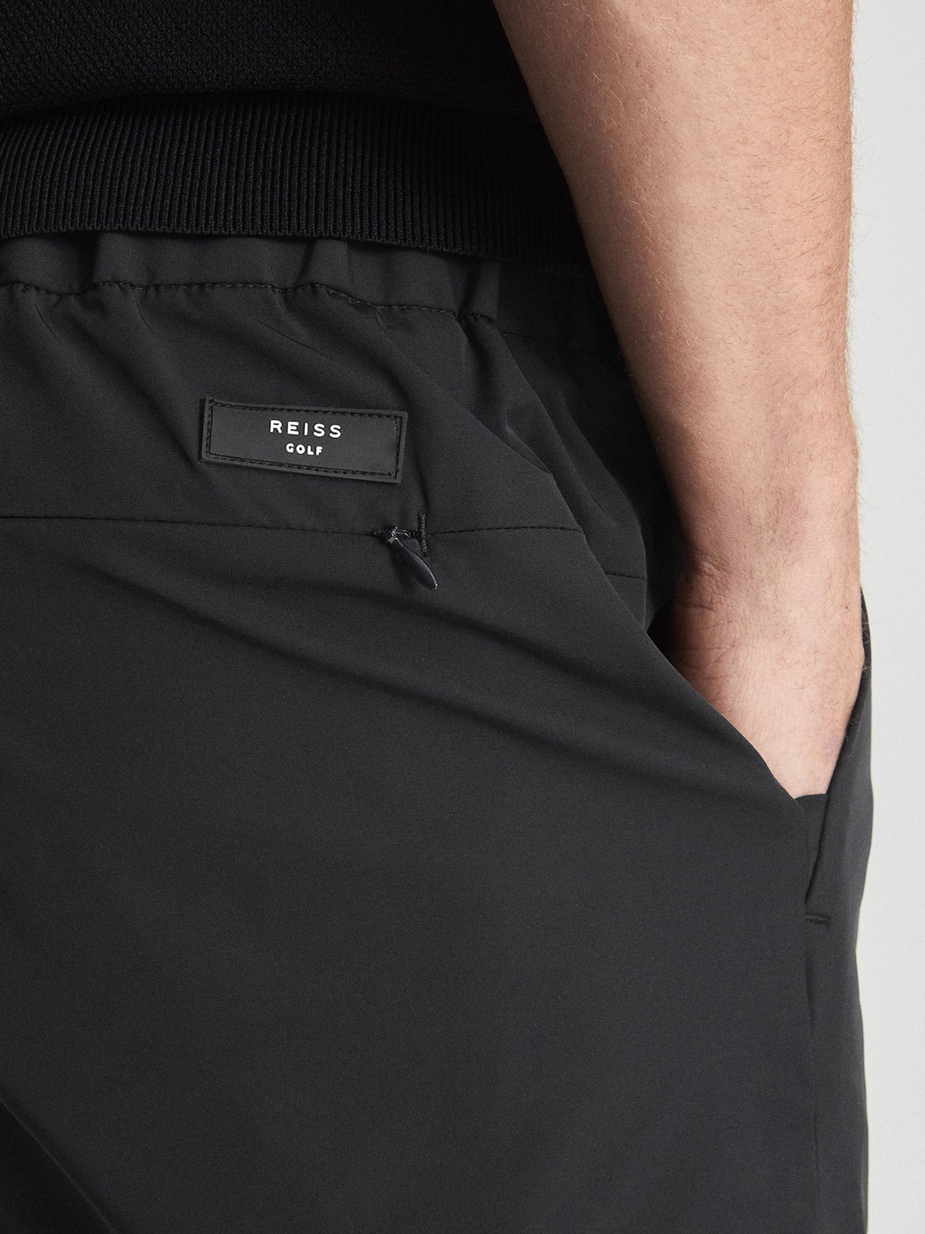 Golf Cuffed Trousers in Black - Image 4 of 4
