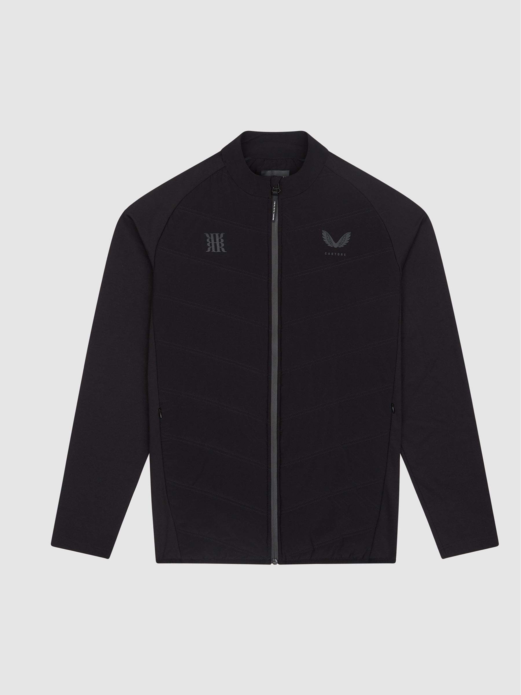 Reiss Castore Hybrid Shell Jacket in Black | REISS