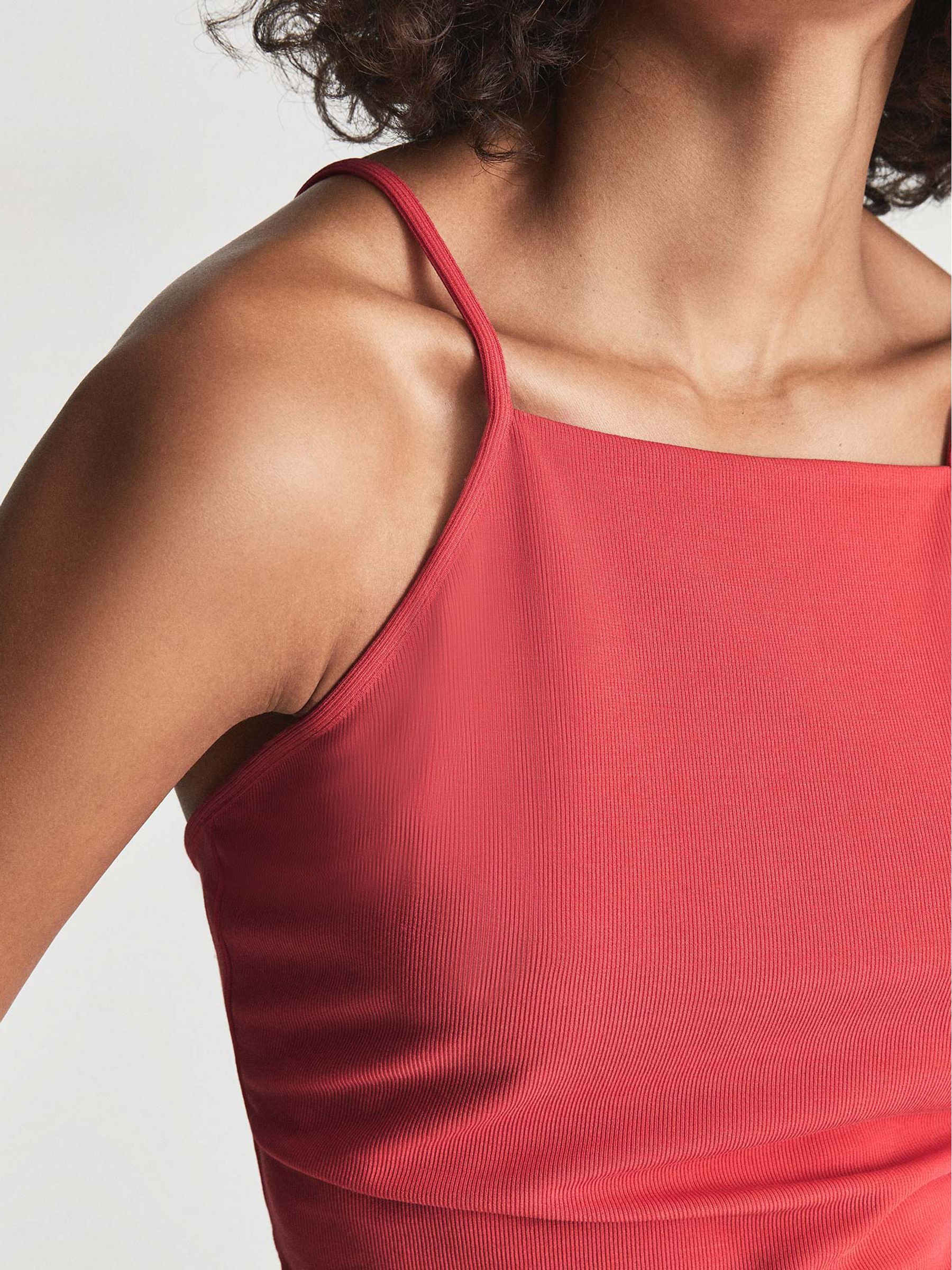 Strappy Camisole in Coral - Image 5 of 5
