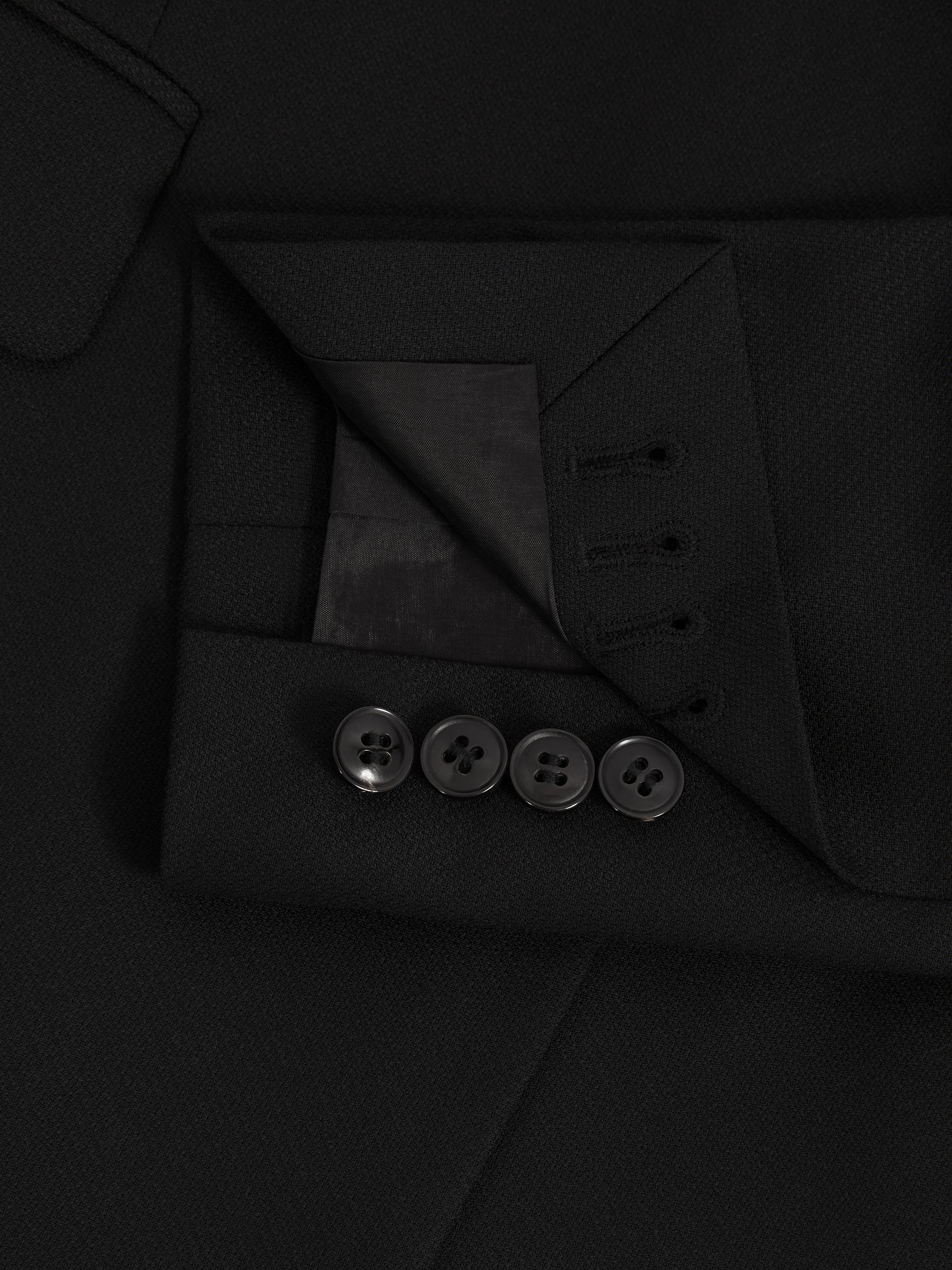 Petite Single Breasted Suit Blazer in Black - Image 8 of 10