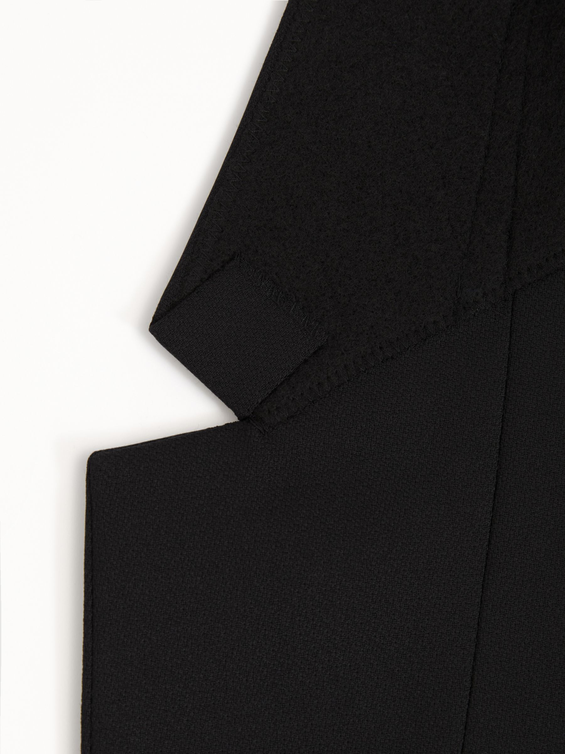 Petite Single Breasted Suit Blazer in Black - Image 9 of 10