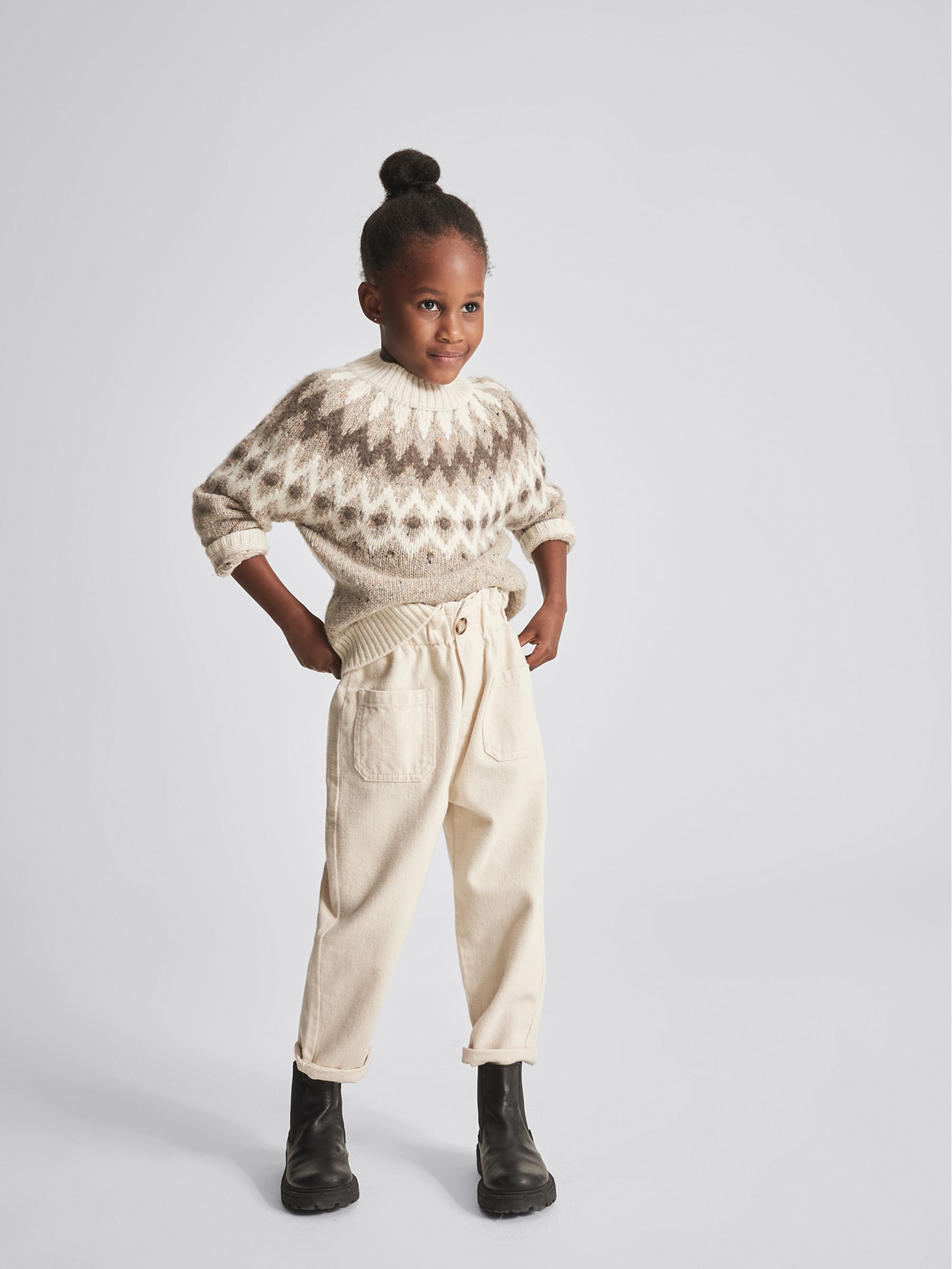 Relaxed Jeans in Ecru - 圖片 1/6 Relaxed Jeans in Ecru - 圖片 1/6