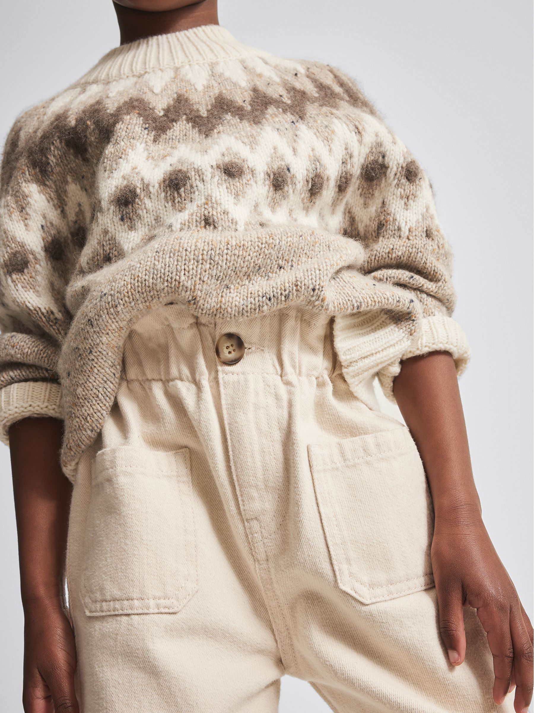 Relaxed Jeans in Ecru - 圖片 3/6