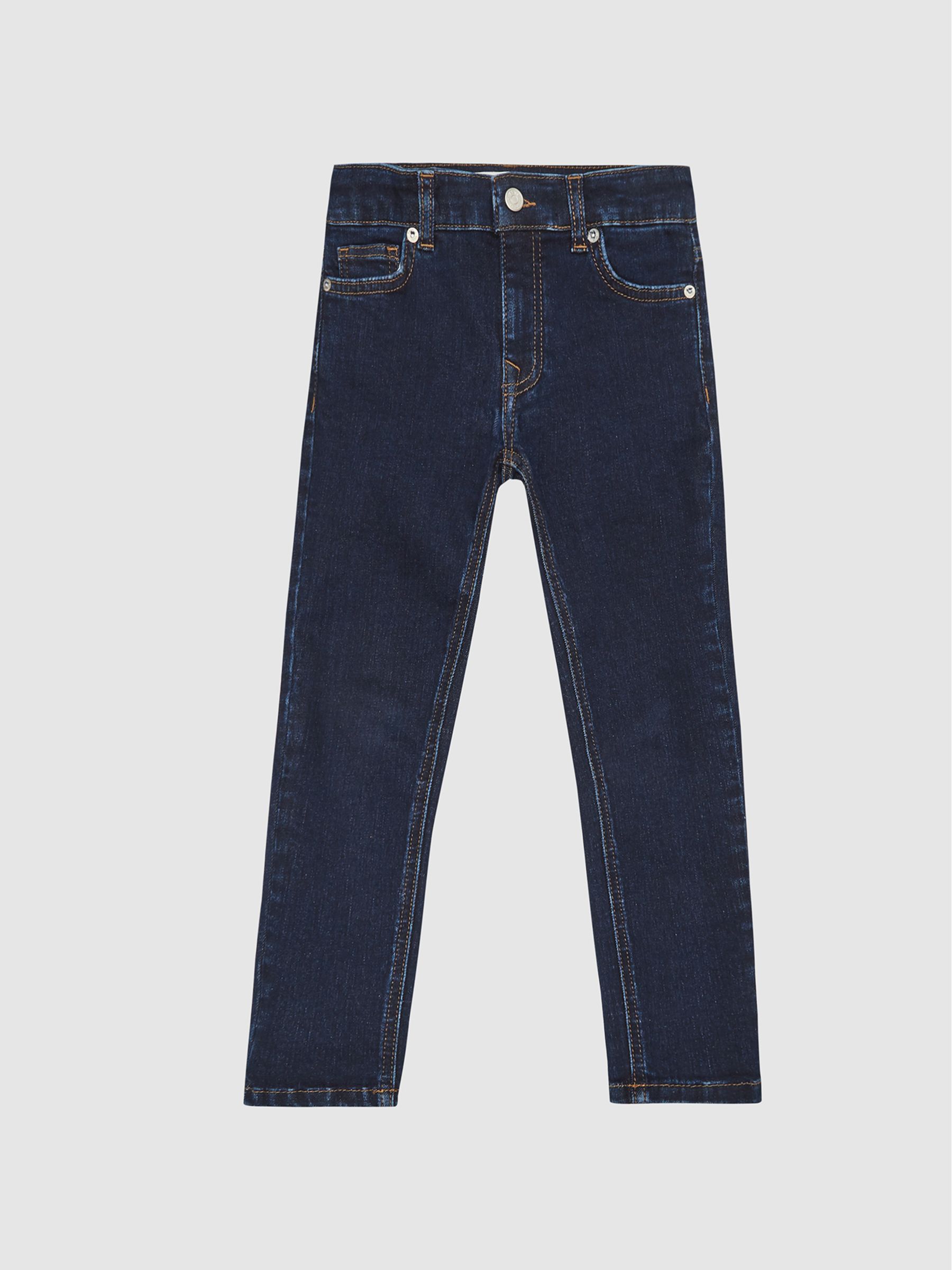Mid Rise Skinny Jeans in Indigo - Image 2 of 6