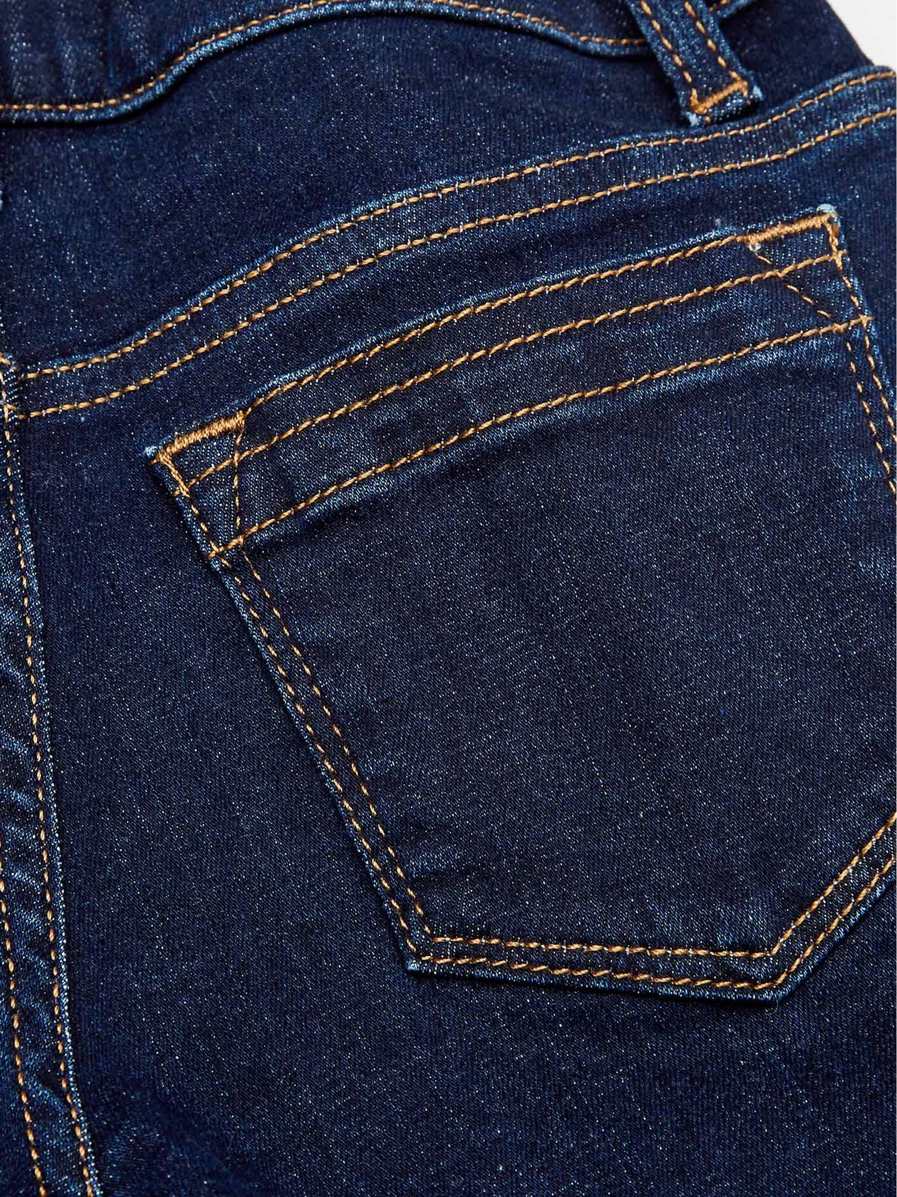 Mid Rise Skinny Jeans in Indigo - Image 6 of 6