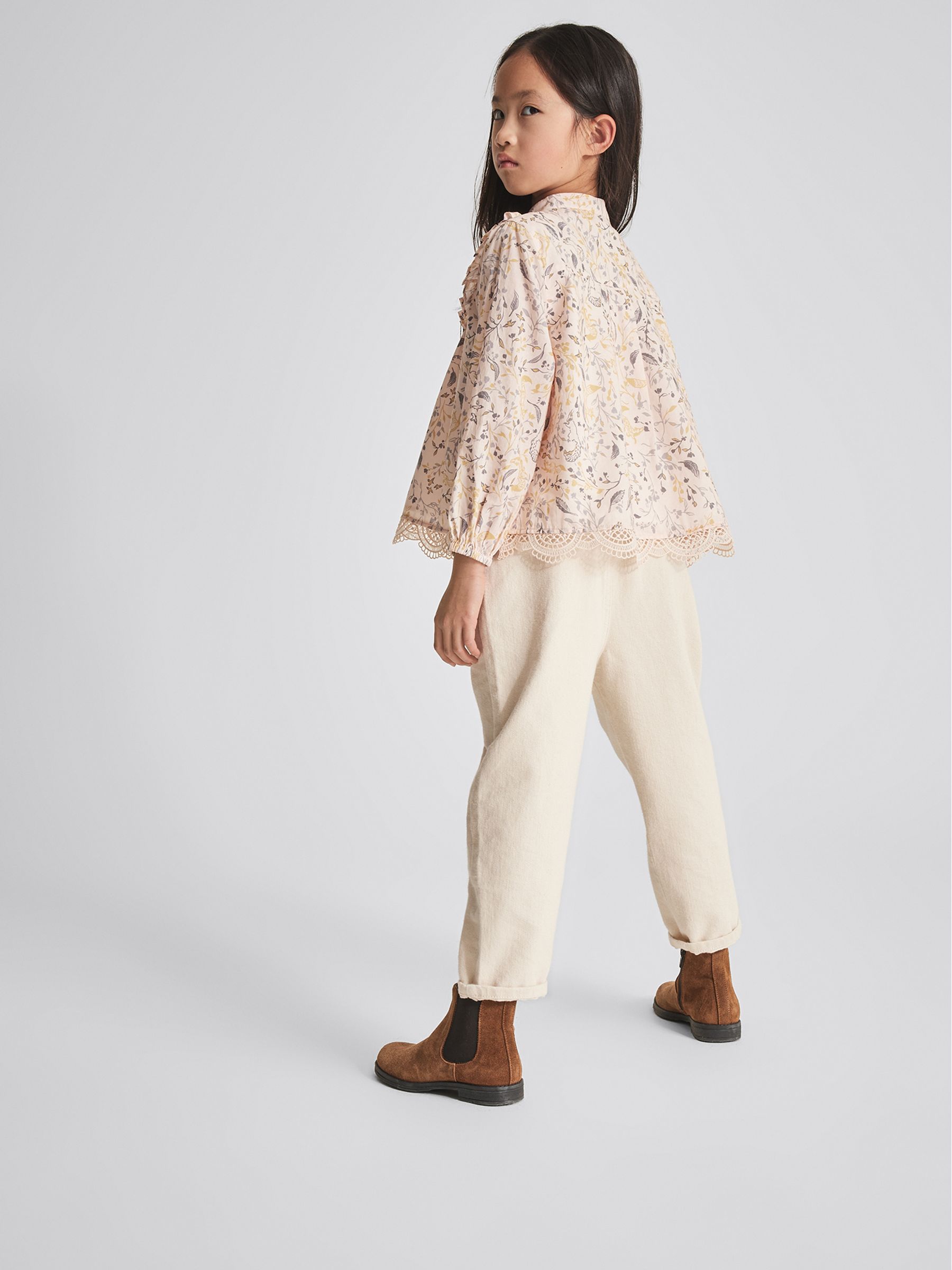 Floral Print Blouse in Pink - Image 5 of 7