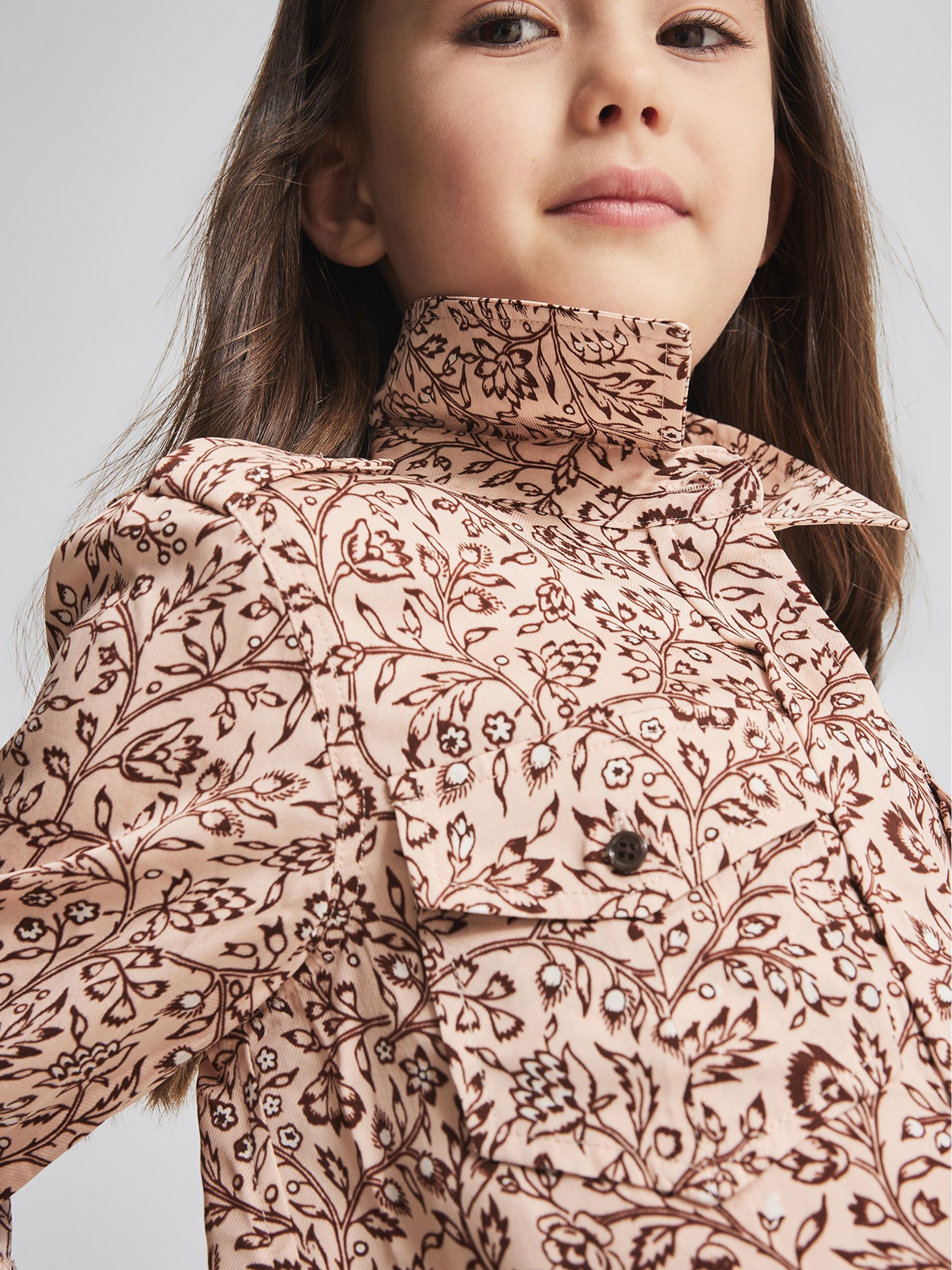 Floral Print Top in Pink - Image 3 of 6