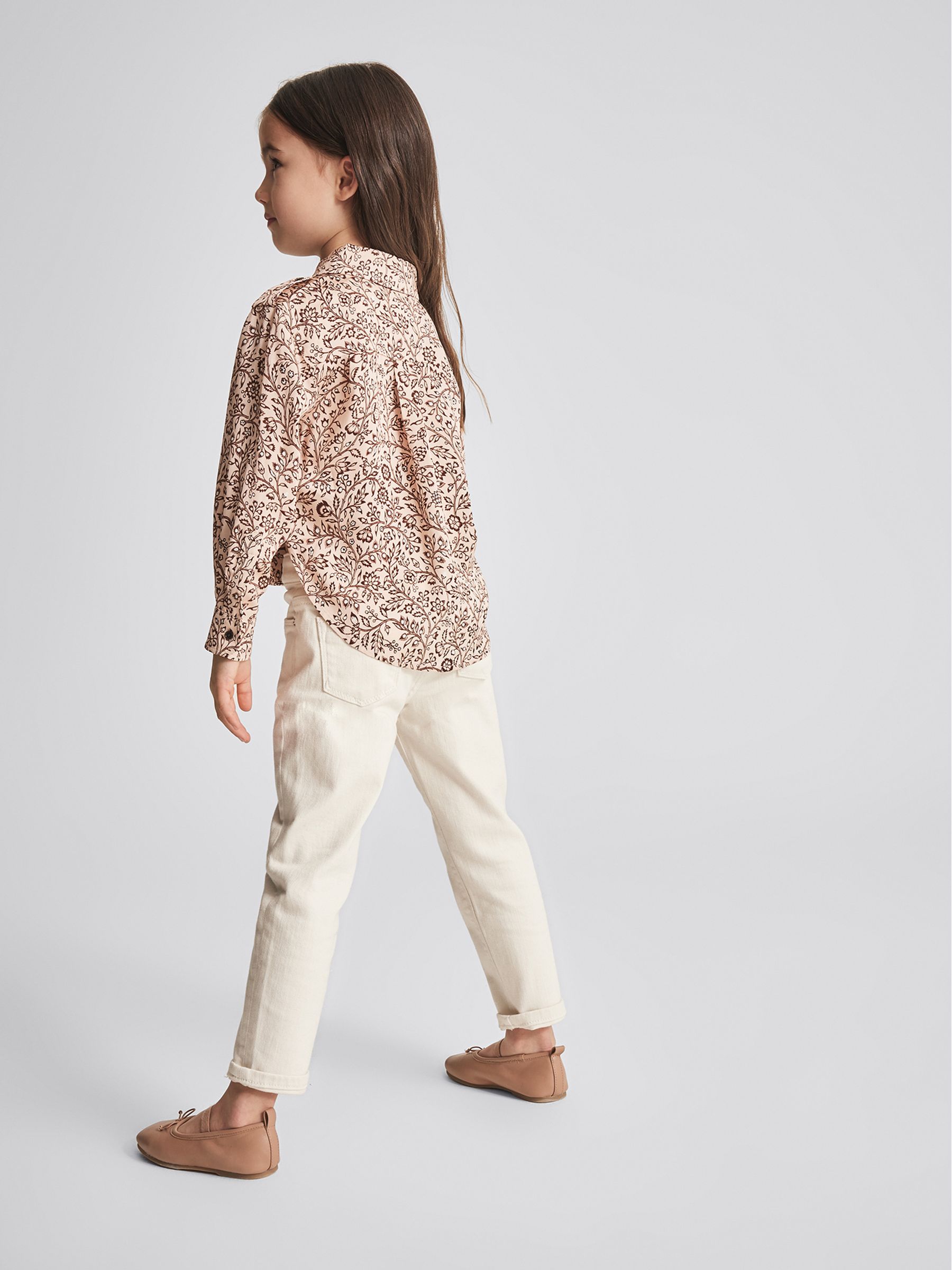 Floral Print Top in Pink - Image 5 of 6