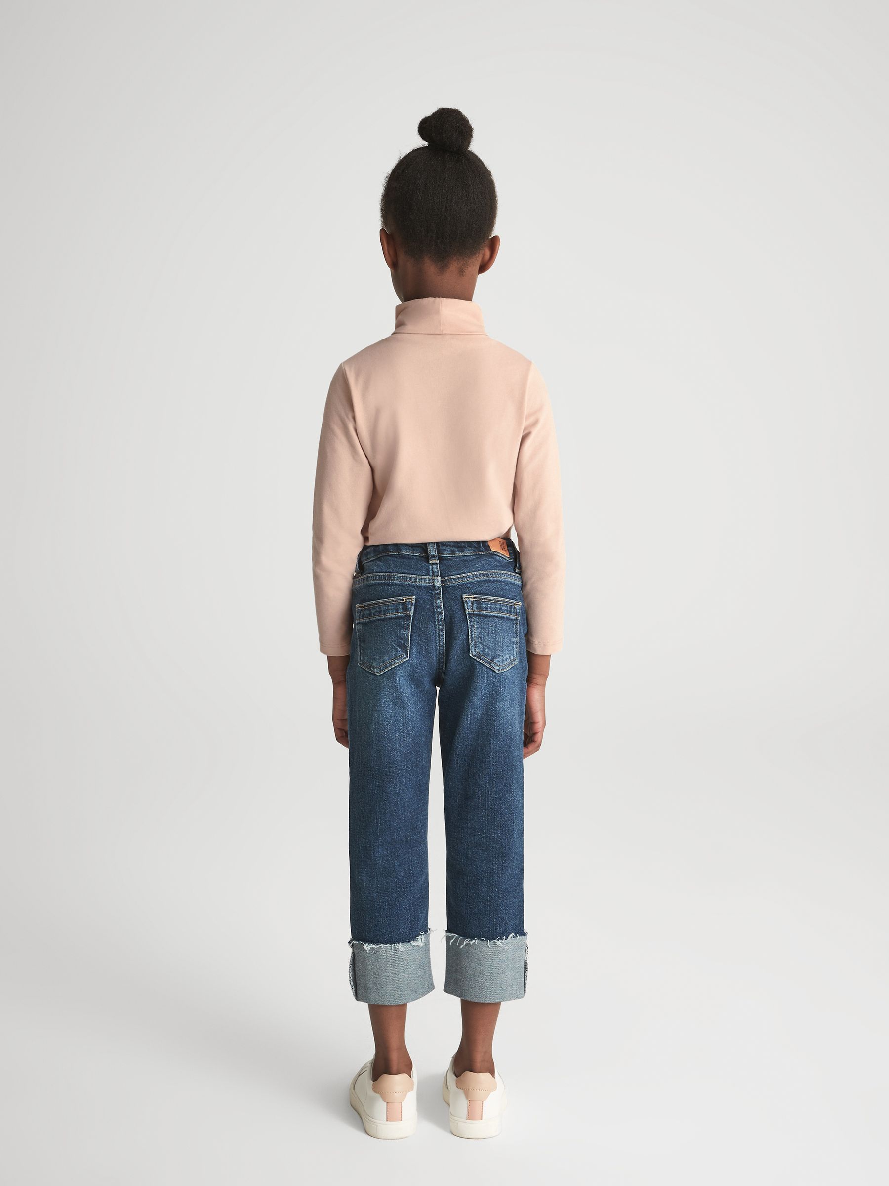 Roll Neck Top in Pink - Image 5 of 7