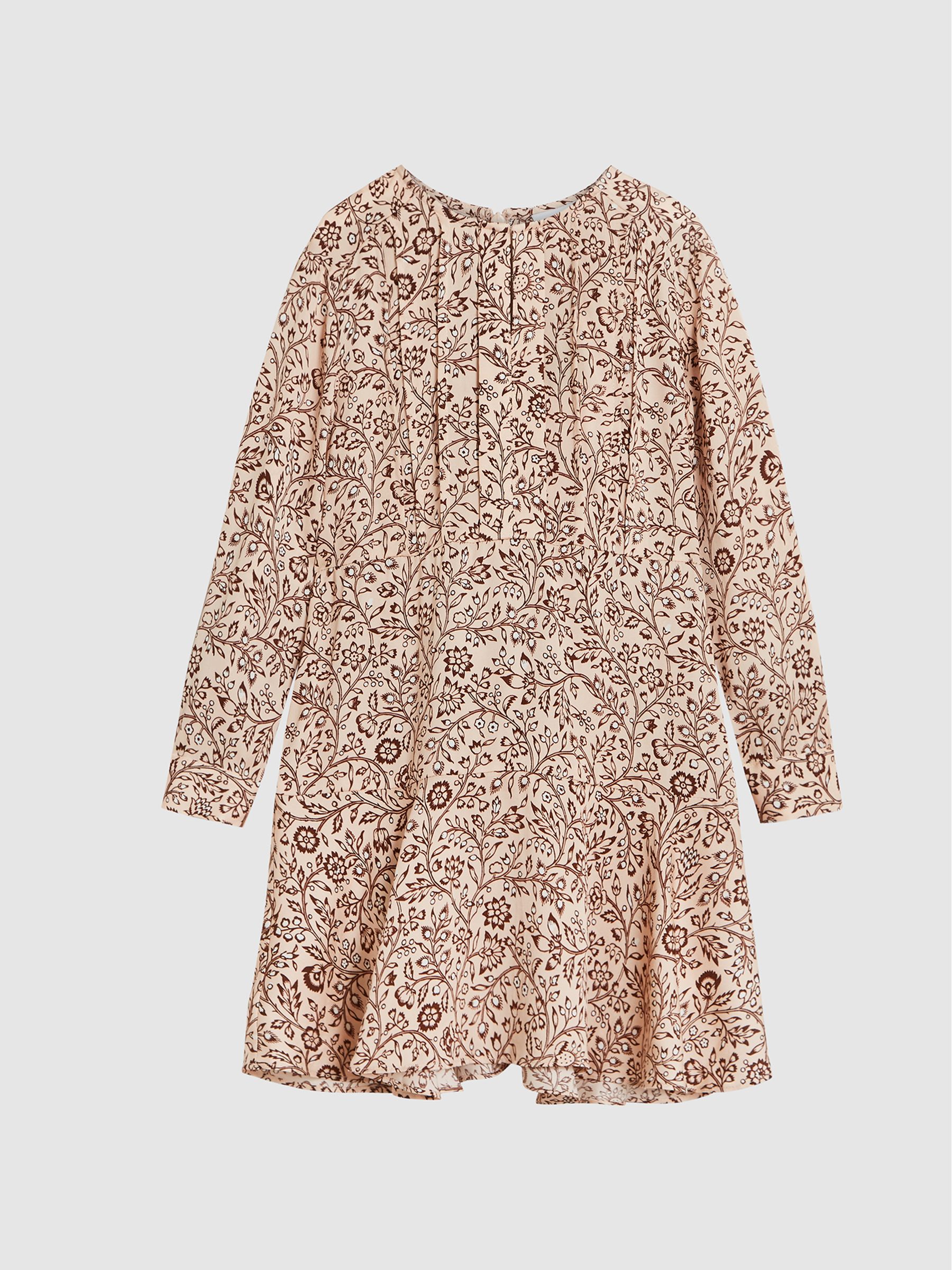 Printed Mini Dress in Pink - Image 2 of 6