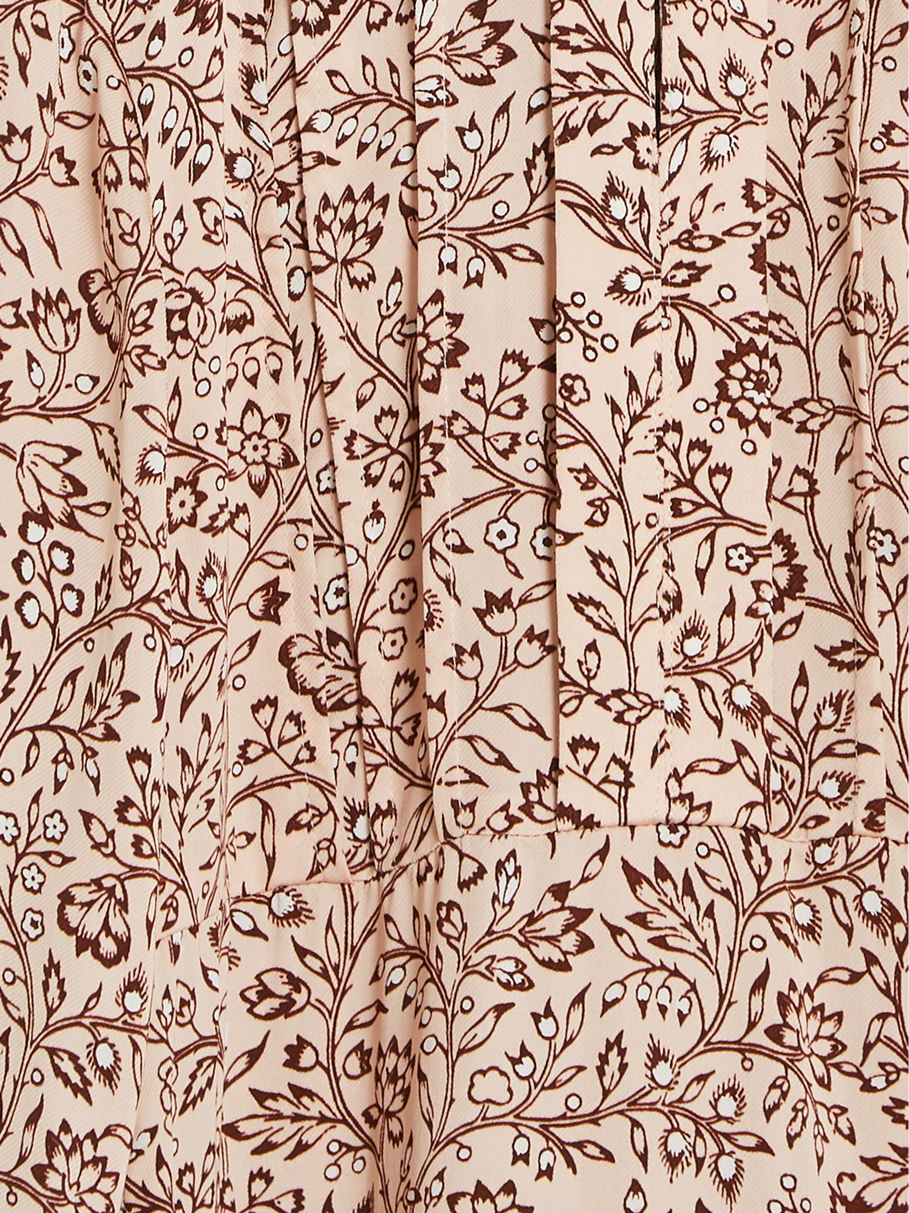 Printed Mini Dress in Pink - Image 6 of 6