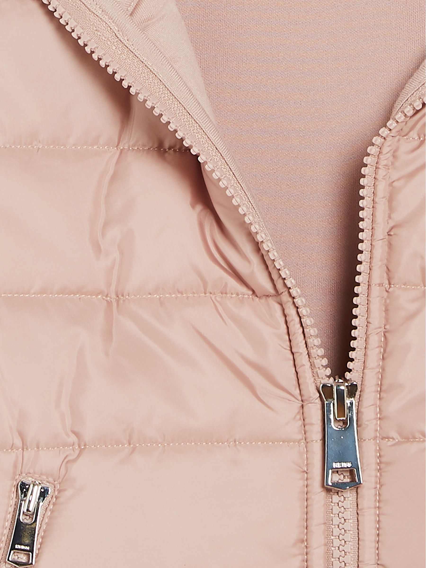 Quilted Zip Up Gilet in Pink - Image 6 of 6