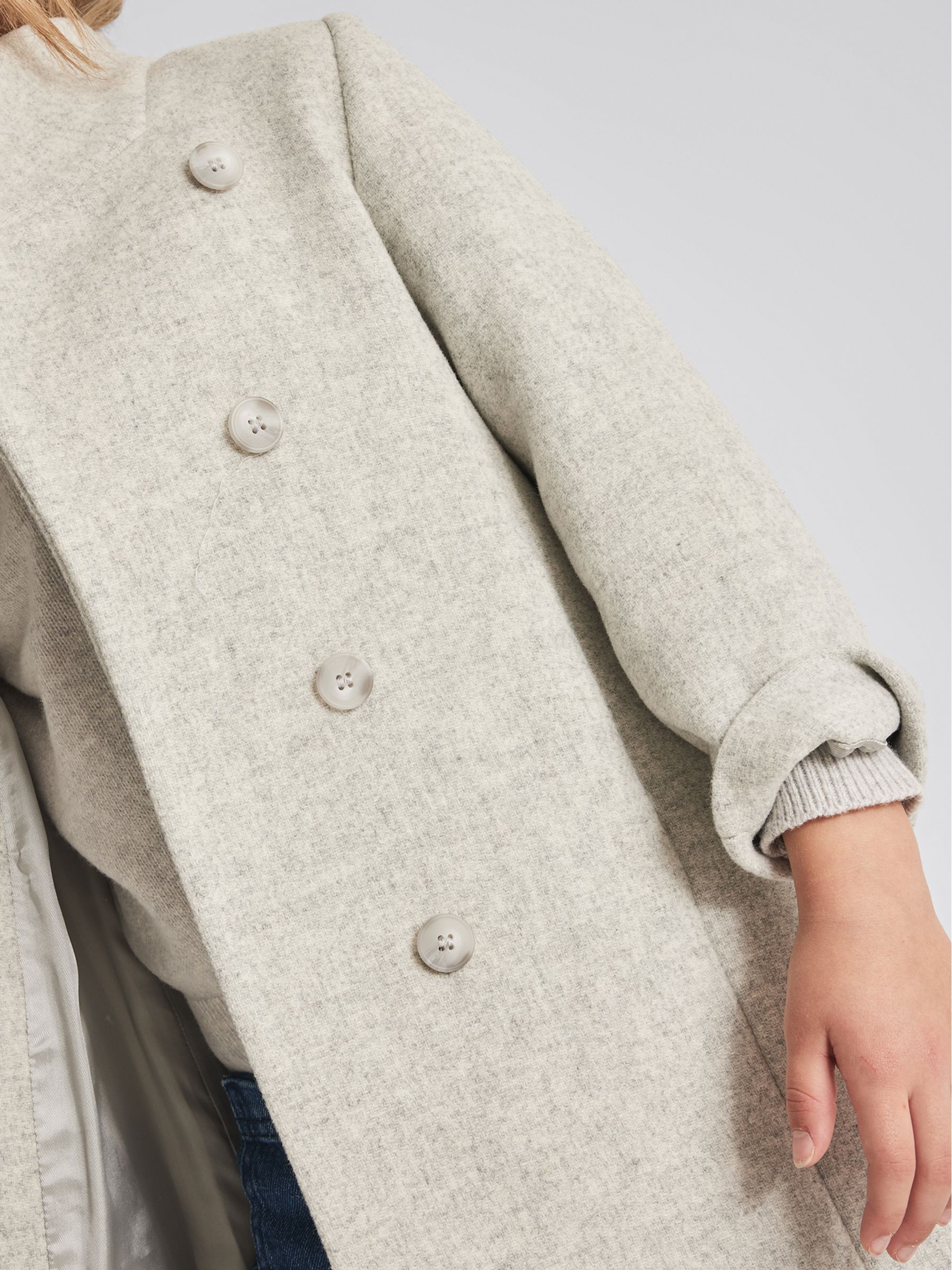 Wool Coat in Grey - Image 3 of 7