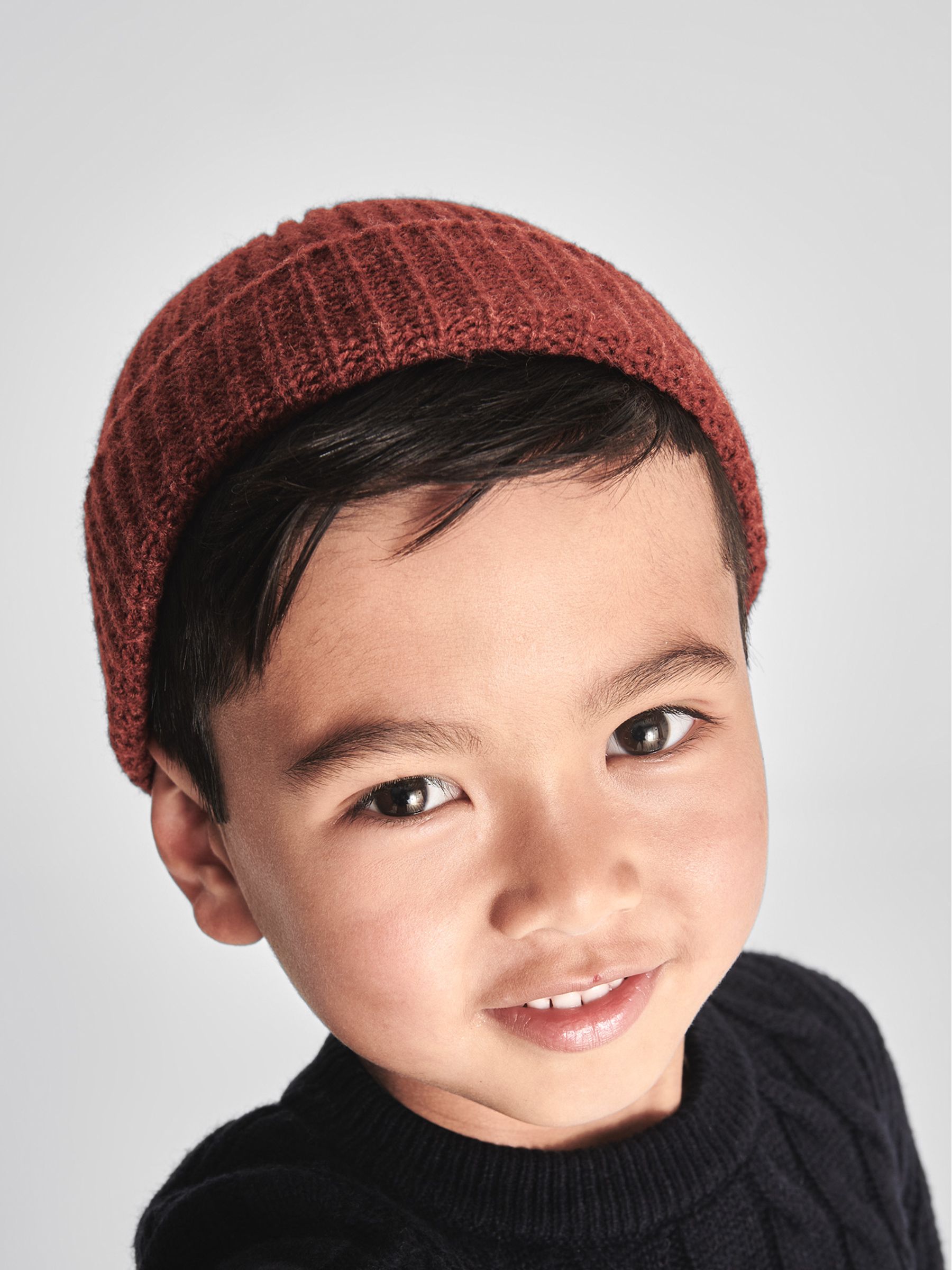 Lambswool Beanie in Rust - 圖片 1/1