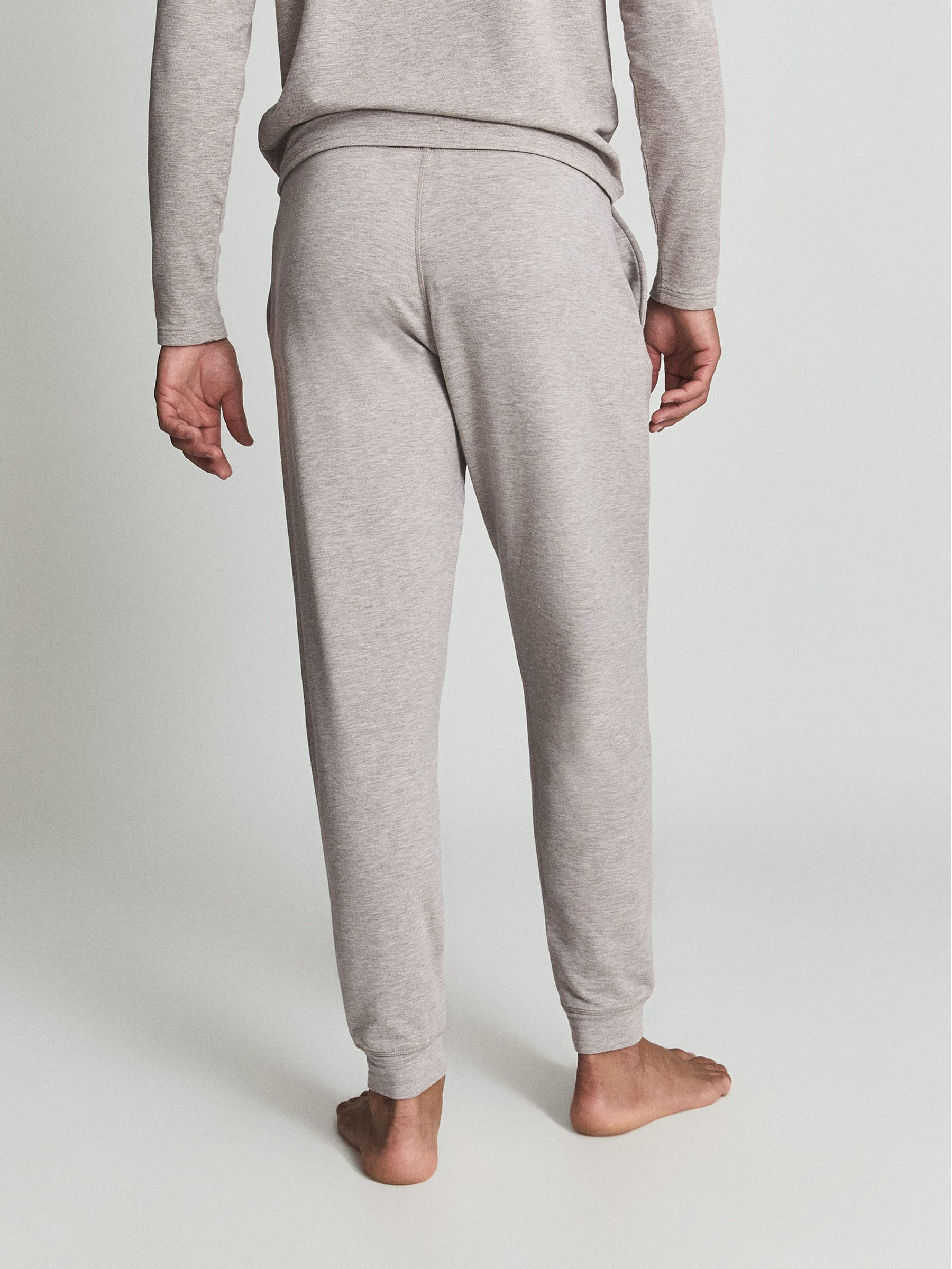 Melange Tracksuit Joggers in Taupe Melange - Image 5 of 5