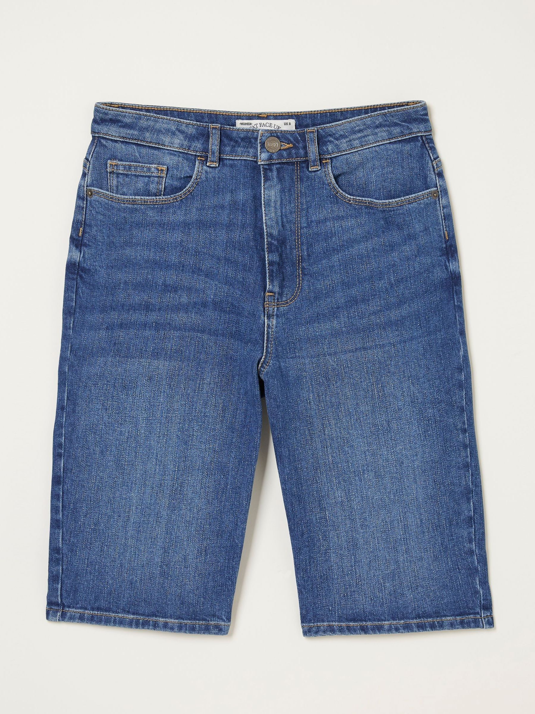 Blue Bisley Denim Bermuda Shorts - Image 4 of 4