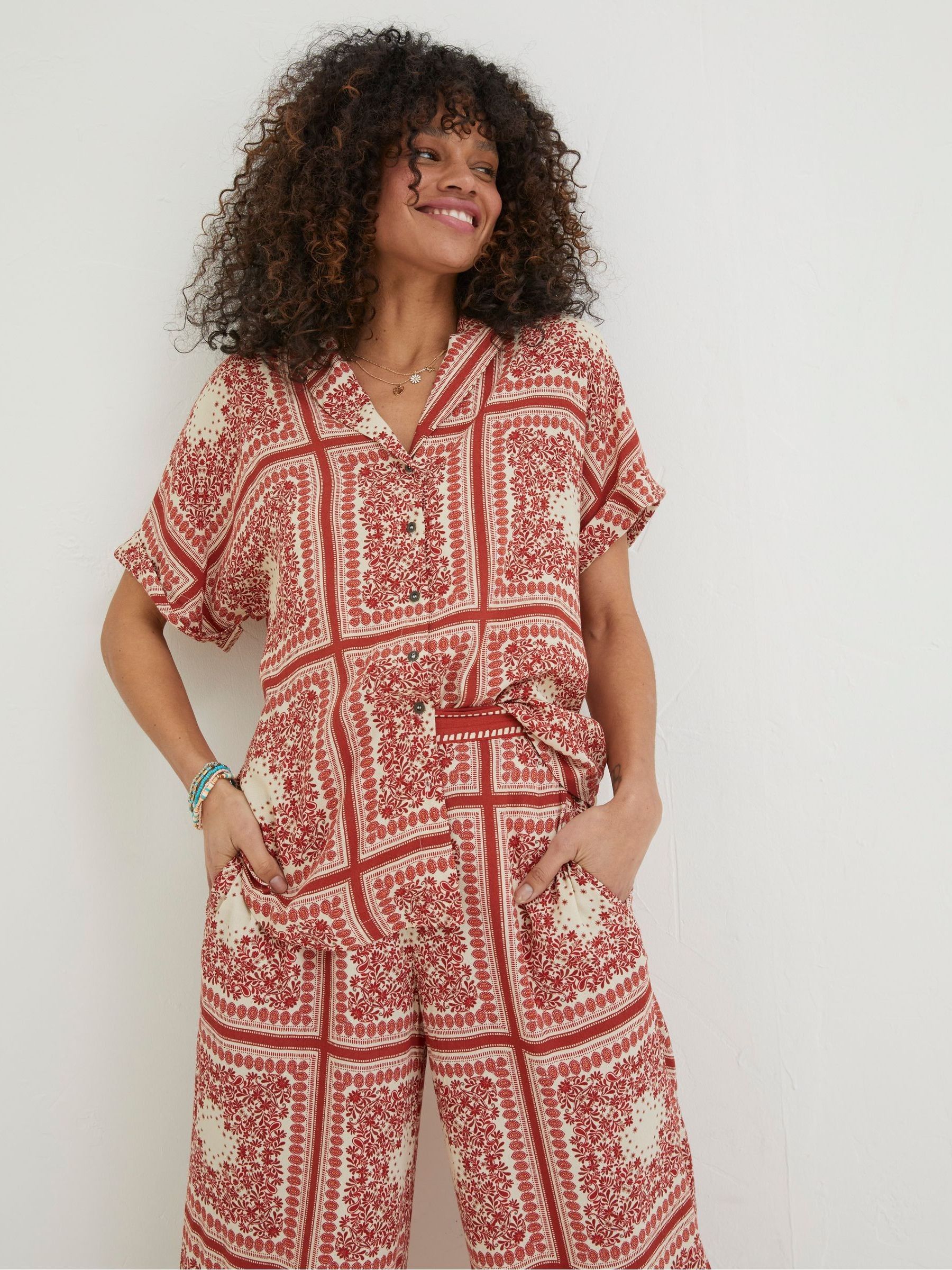 Natural Aniyah Bandana Shirt - Image 1 of 5