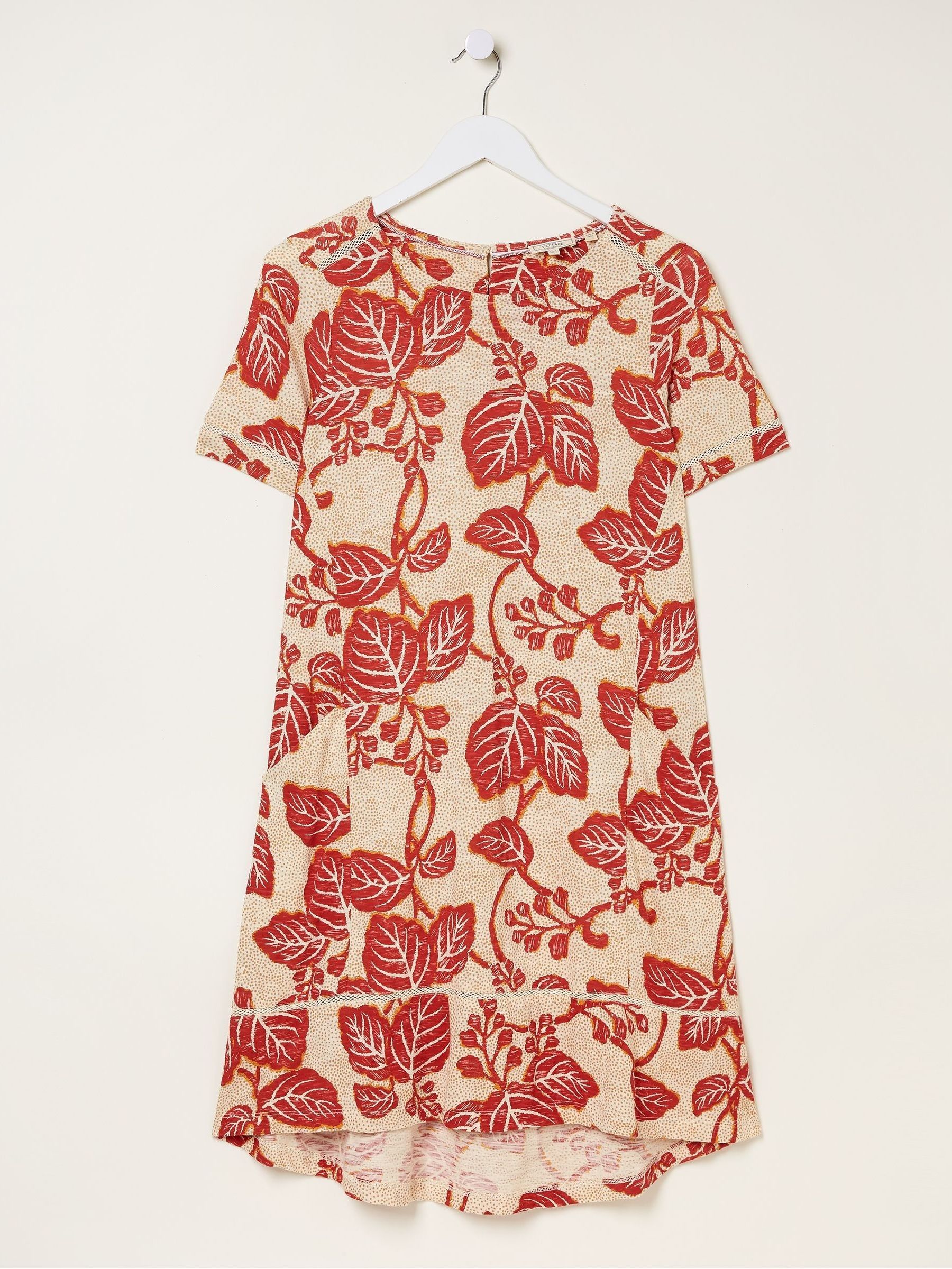 Natural Simone Vine Jersey Dress - Image 6 of 6