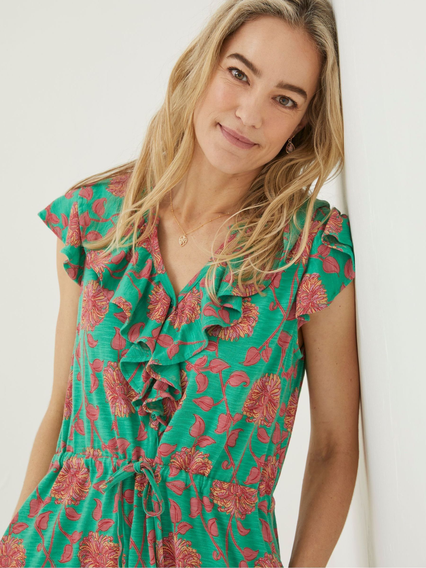 Green Riley Bali Jersey Dress - Image 3 of 5