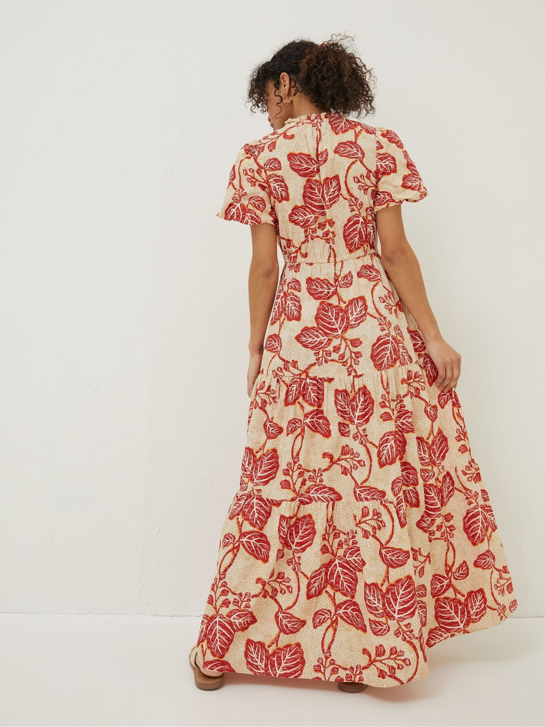 Cream Aubrey Vine Floral Maxi Dress - Image 2 of 6
