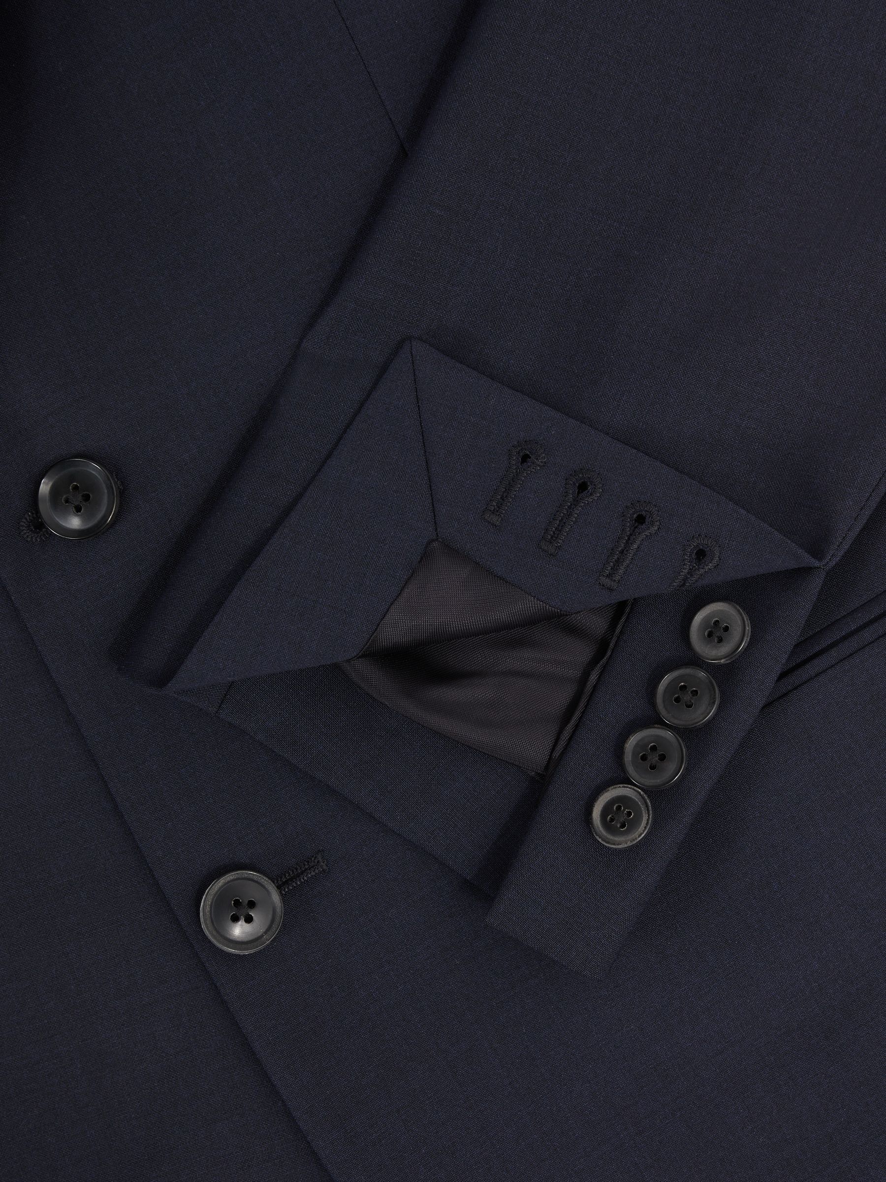Modern Fit Travel Blazer in Navy - Image 10 of 11