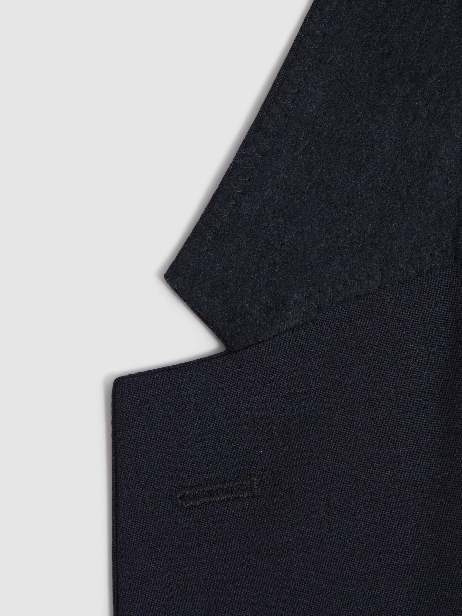 Modern Fit Travel Blazer in Navy - Image 11 of 11