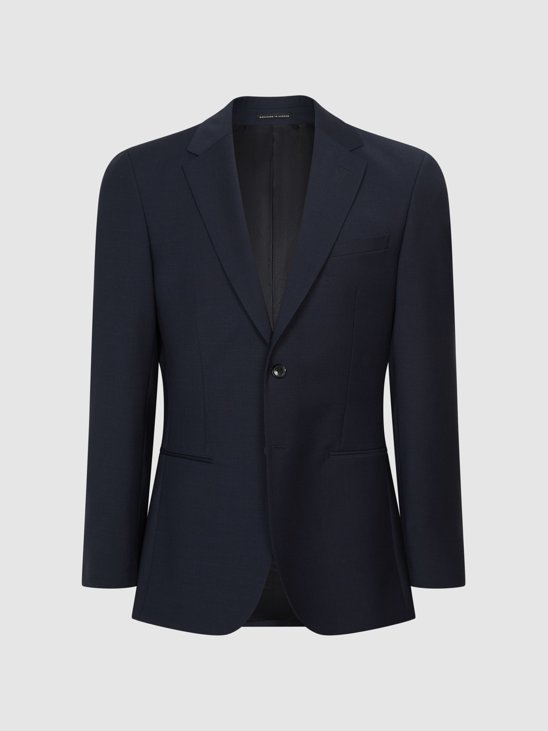 REISS UK メンズ　スーツ Reiss Modern Fit Travel Blazer in Navy - REISS