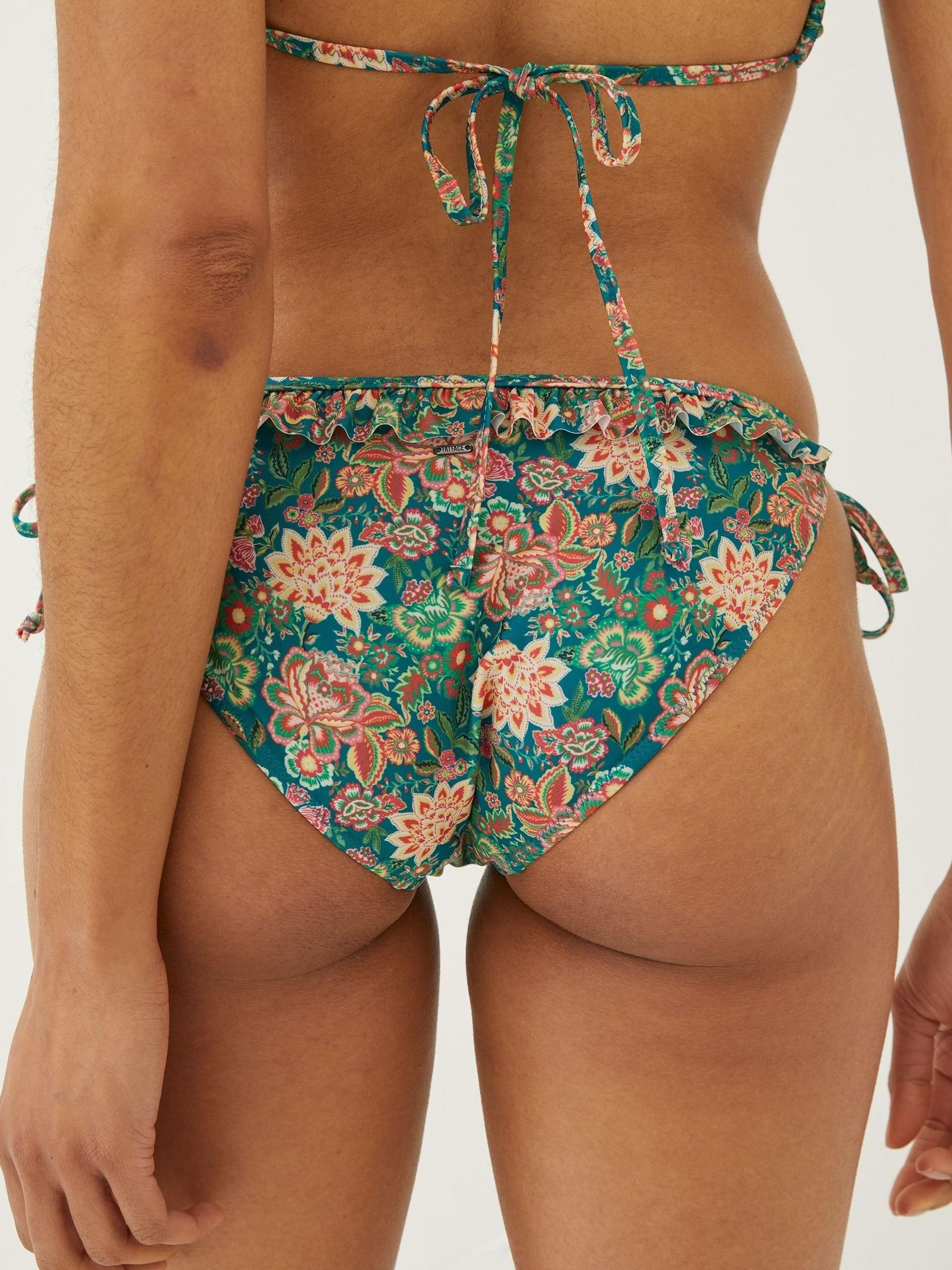 Green Paradise Frill Bikini Bottoms - Image 2 of 4