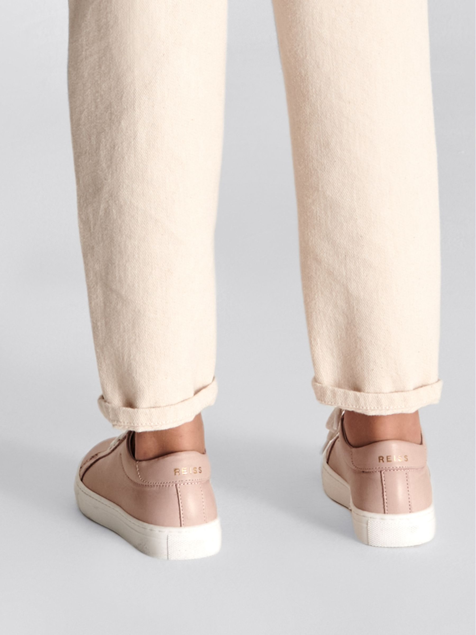 Leather Trainers in Pink - Image 4 of 7