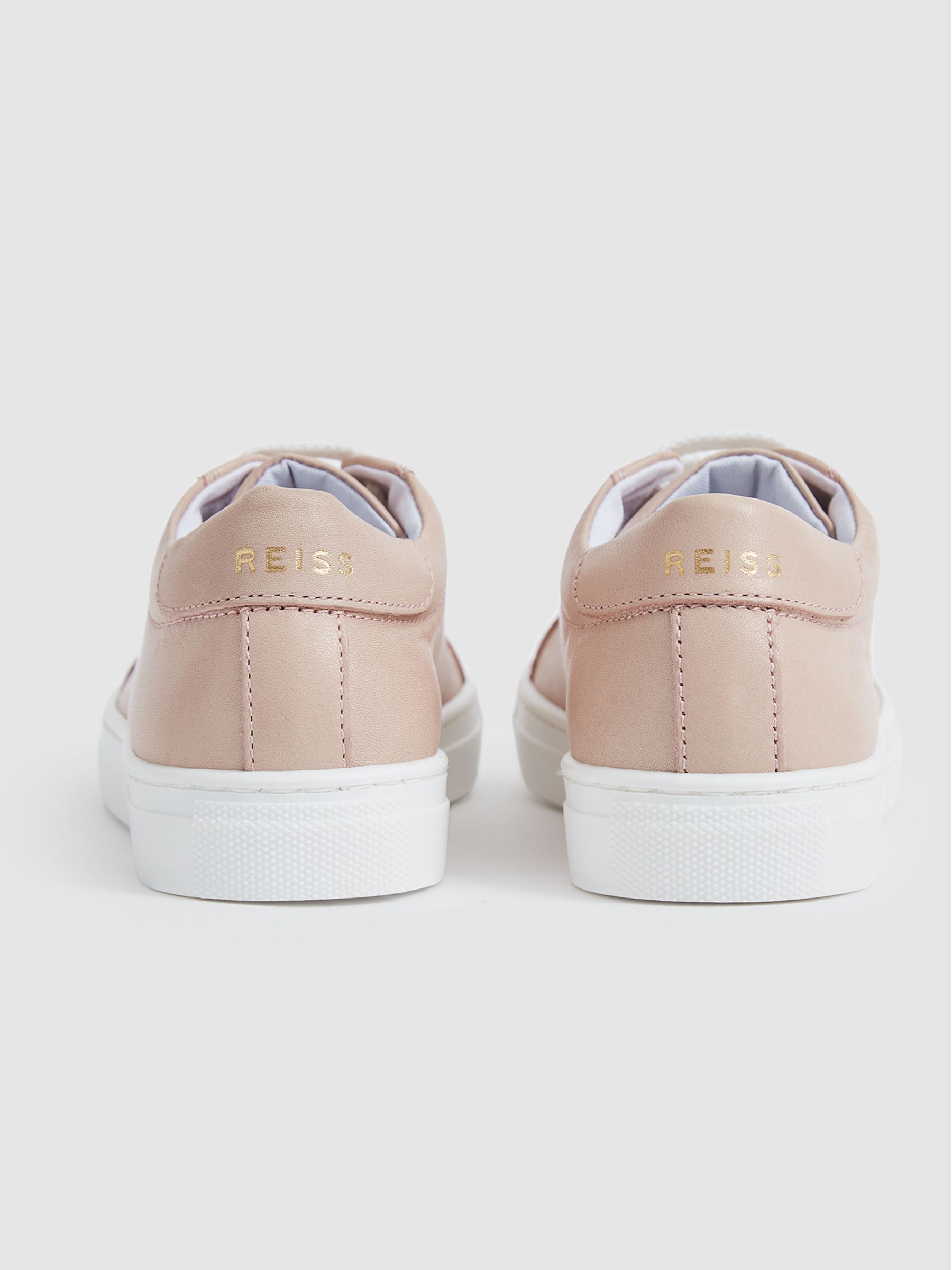 Leather Trainers in Pink - Image 6 of 7