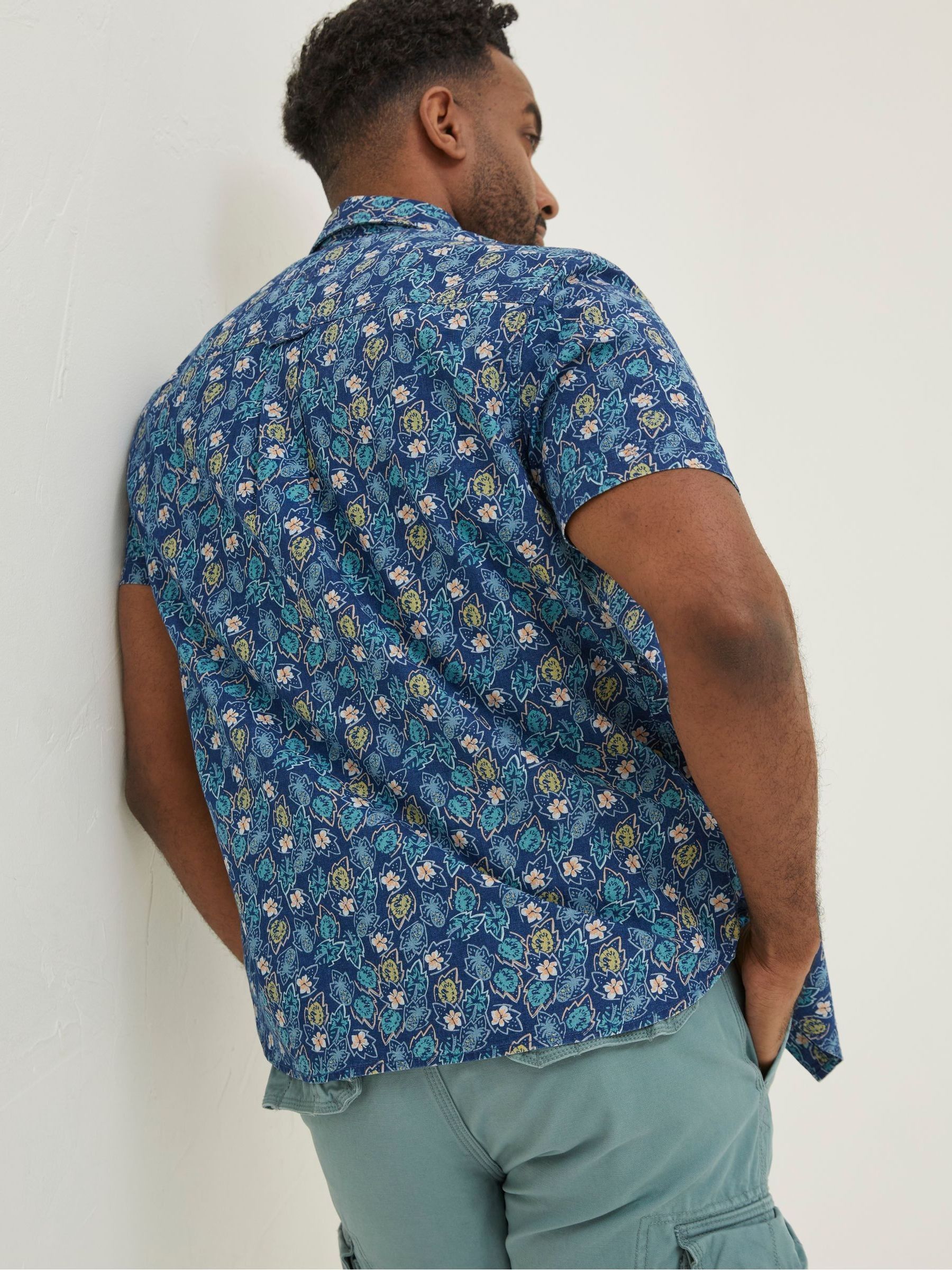 Blue Pineham Print Shirt - Image 2 of 4