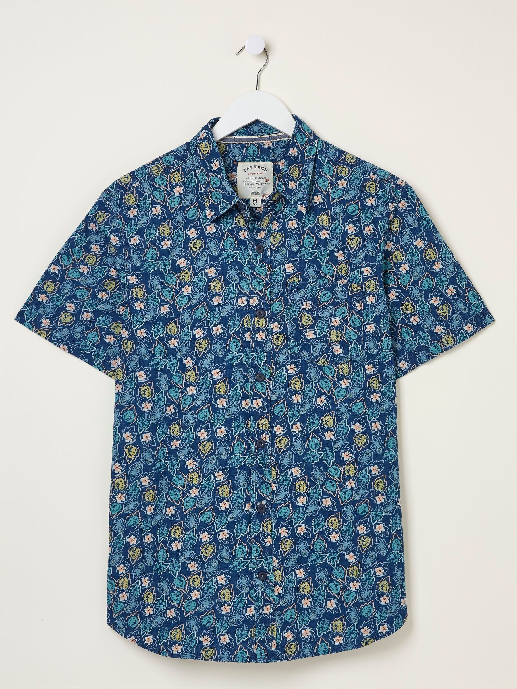 Blue Pineham Print Shirt - Image 4 of 4