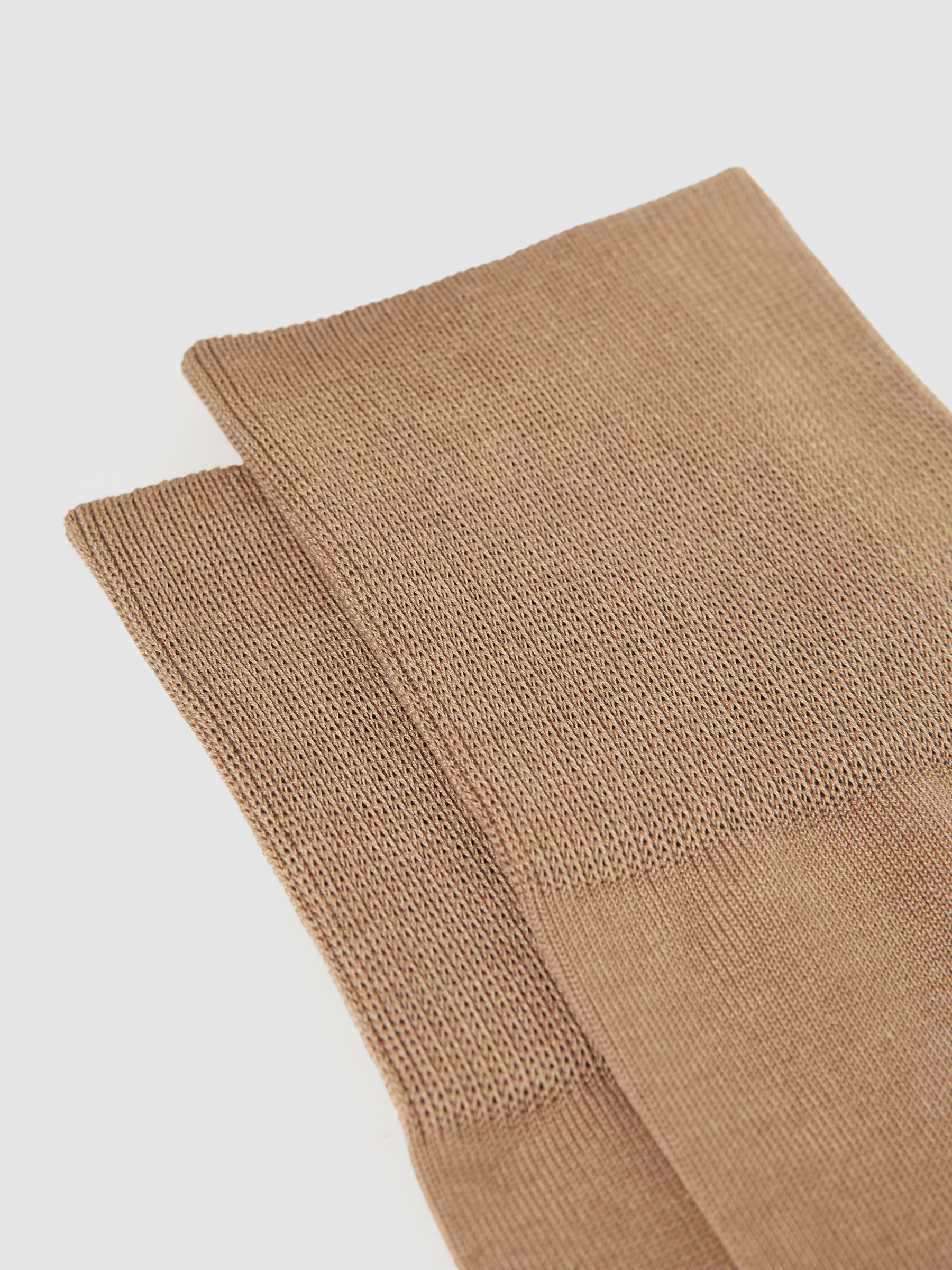 Falke Crew Socks in Camel - Image 2 of 3